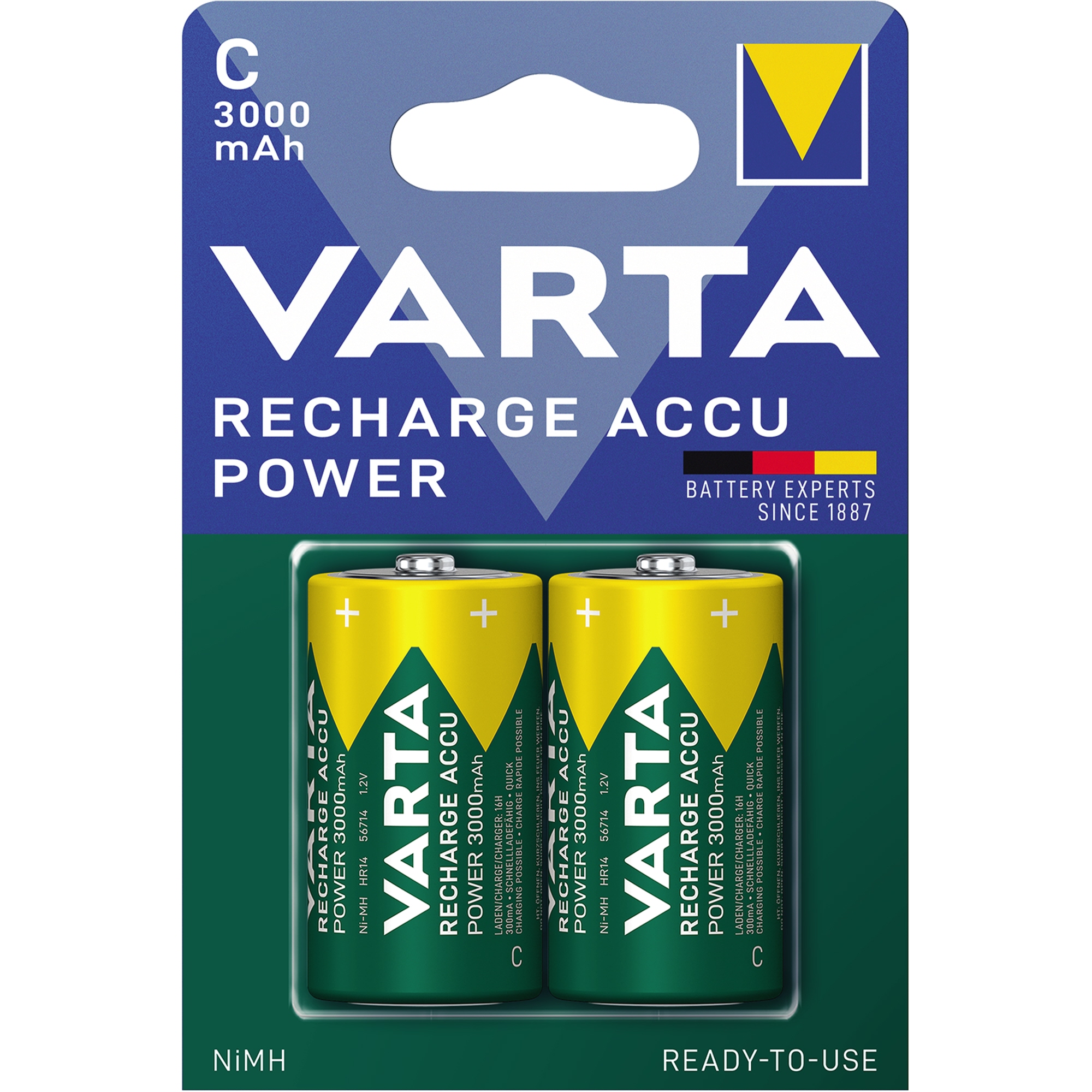 Varta Akku Recharge Accu Power Baby