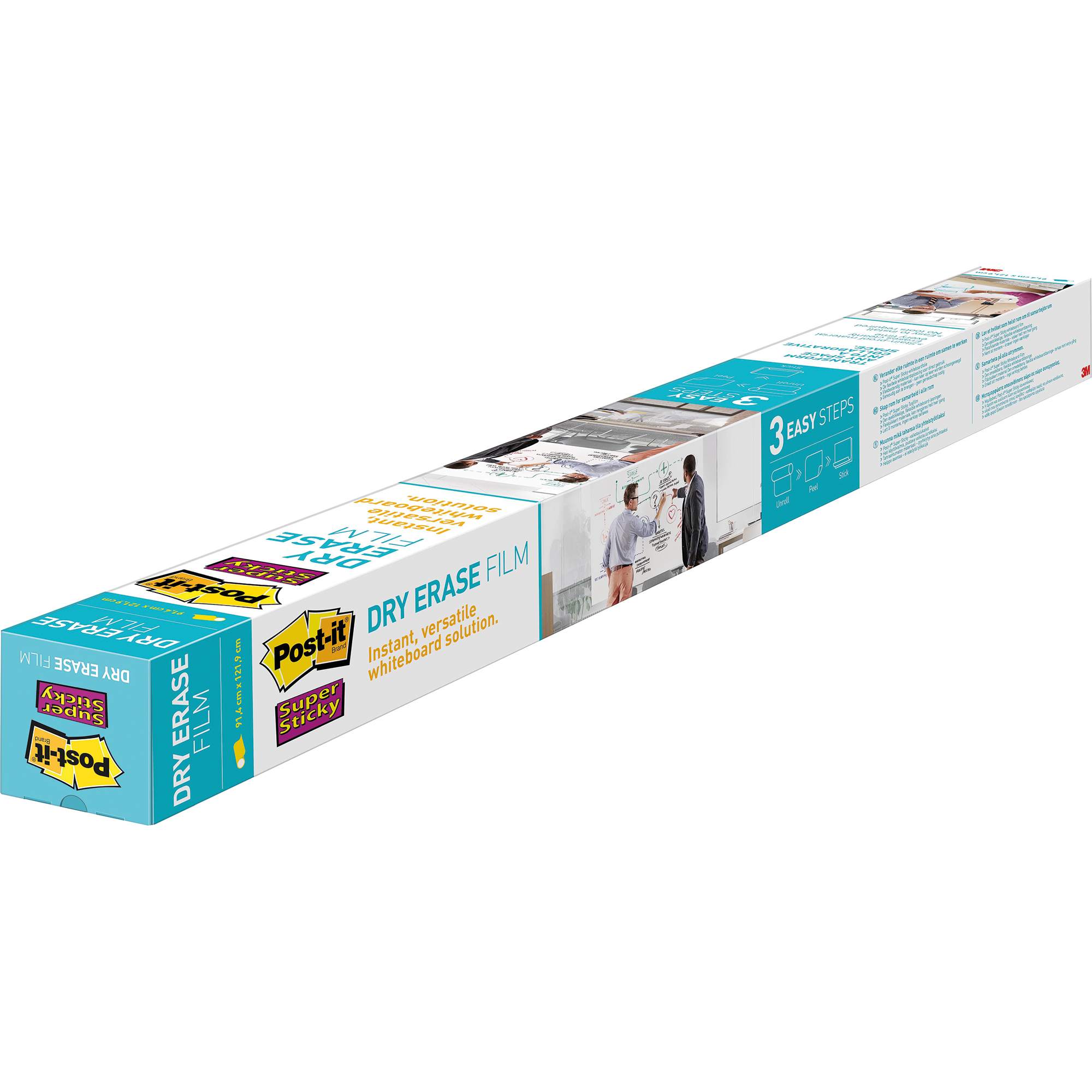 Post-it® Flipchartfolie Super Sticky Dry Erase 91,4 x 121,9 cm