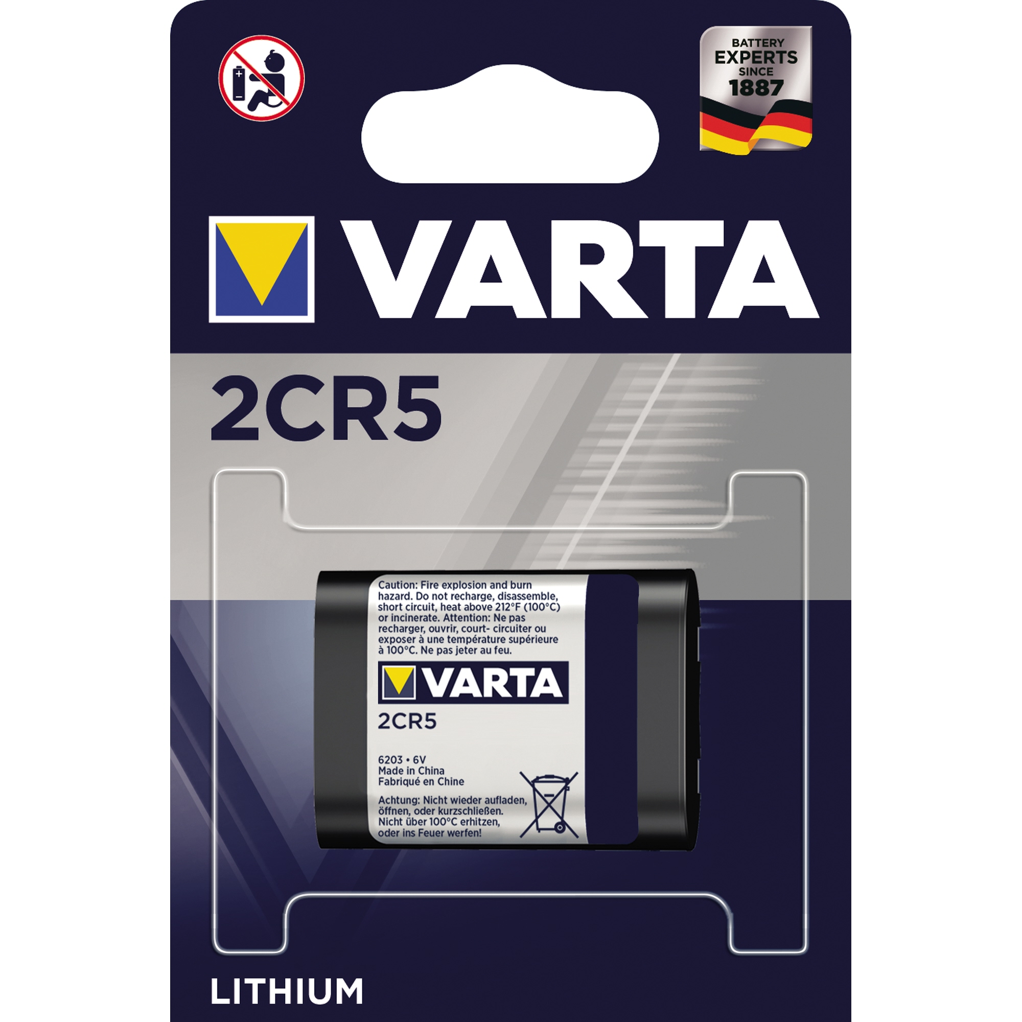 Varta Batterie Lithium 39-470-086 Photo 6V