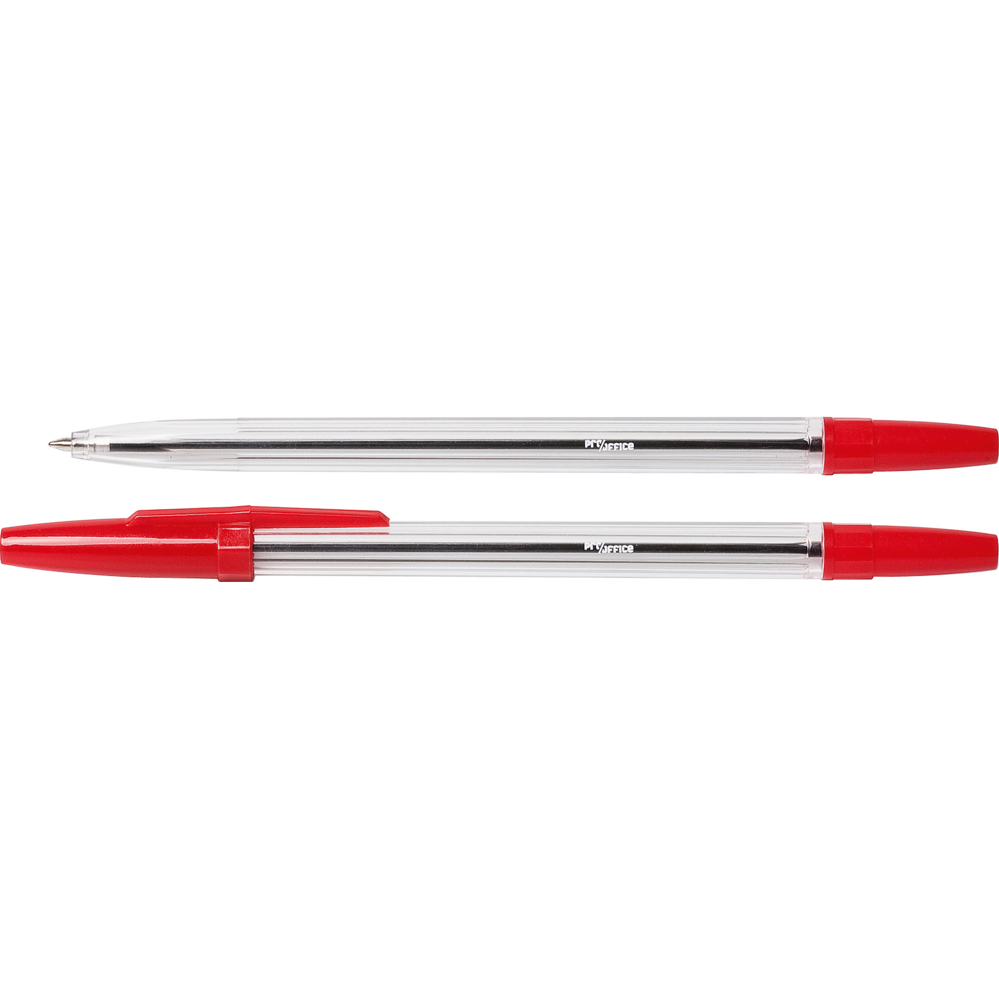 Pro/Office Einwegkugelschreiber rot
