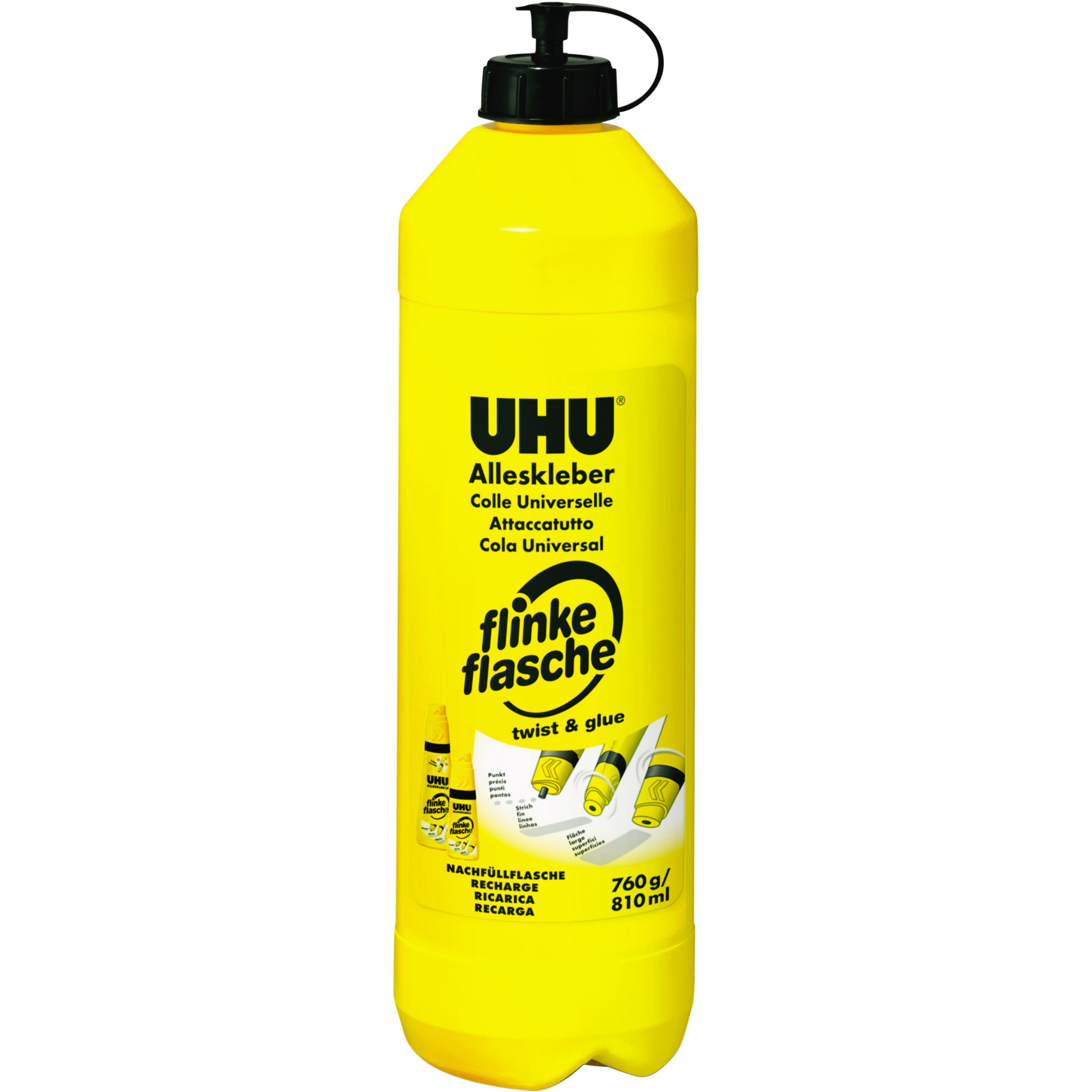 UHU® Nachfüllflasche Alleskleber flinke flasche 760 g