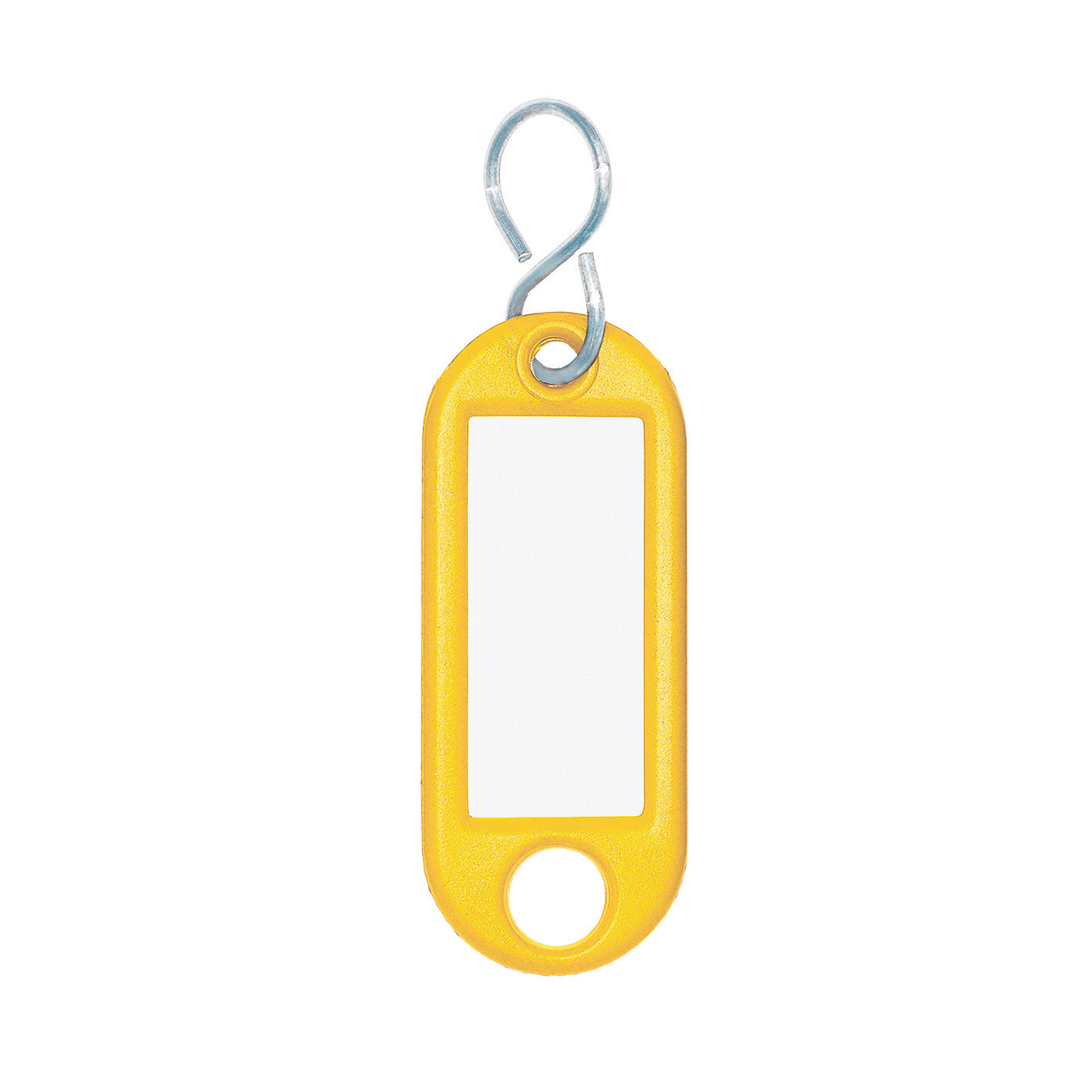 WEDO® Schlüsselanhänger 5,2 x 2,1 x 0,3 cm mit S-Haken gelb
