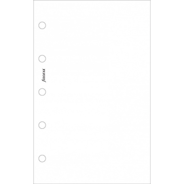 Filofax Notizpapier - Mini blanko