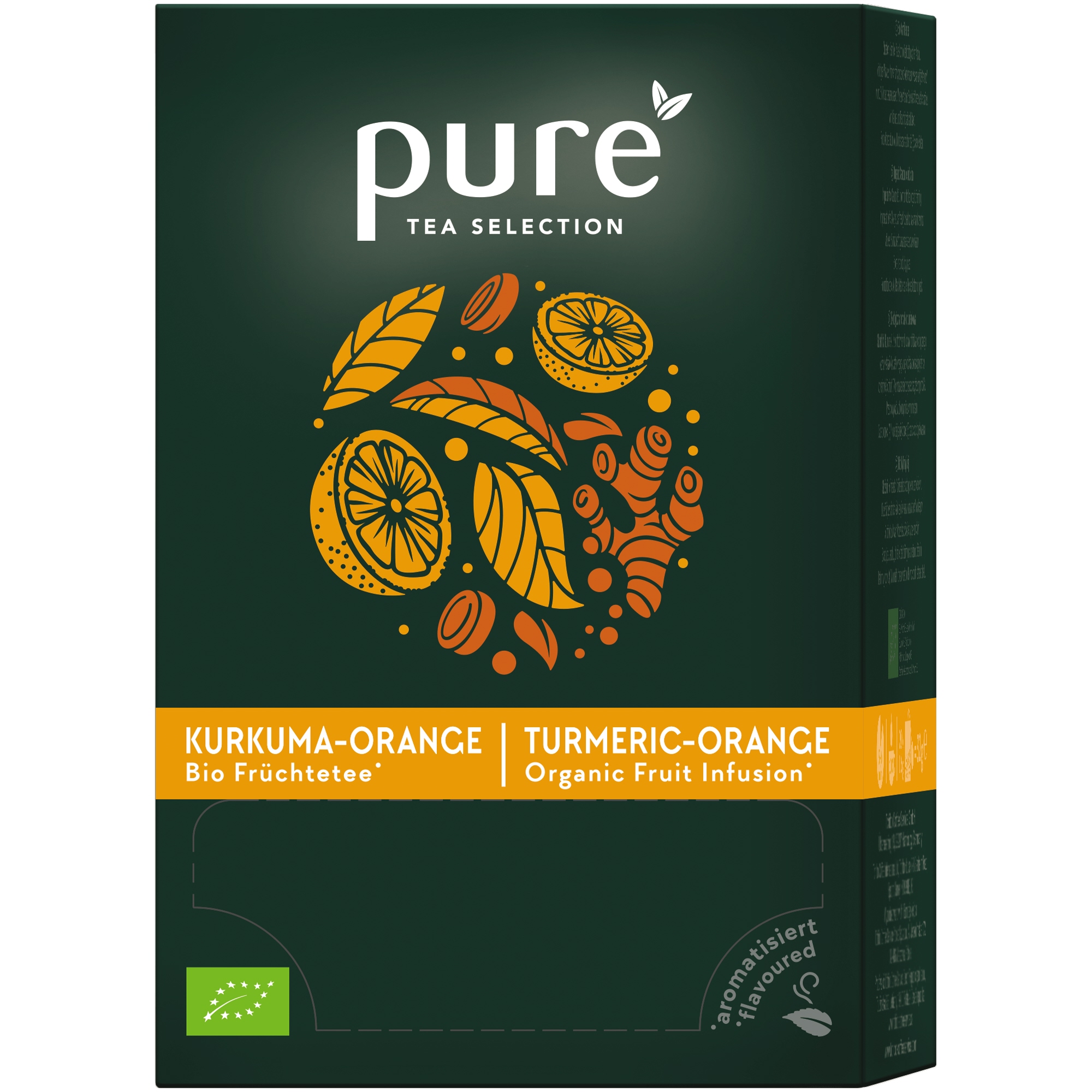 PURE Tee Selection 25er Packung Kurkuma-Orange