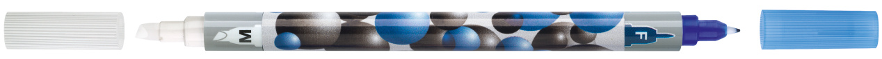Faber-Castell Tintenlöscher Korrektur-Keilsp B, für blaue Tinte