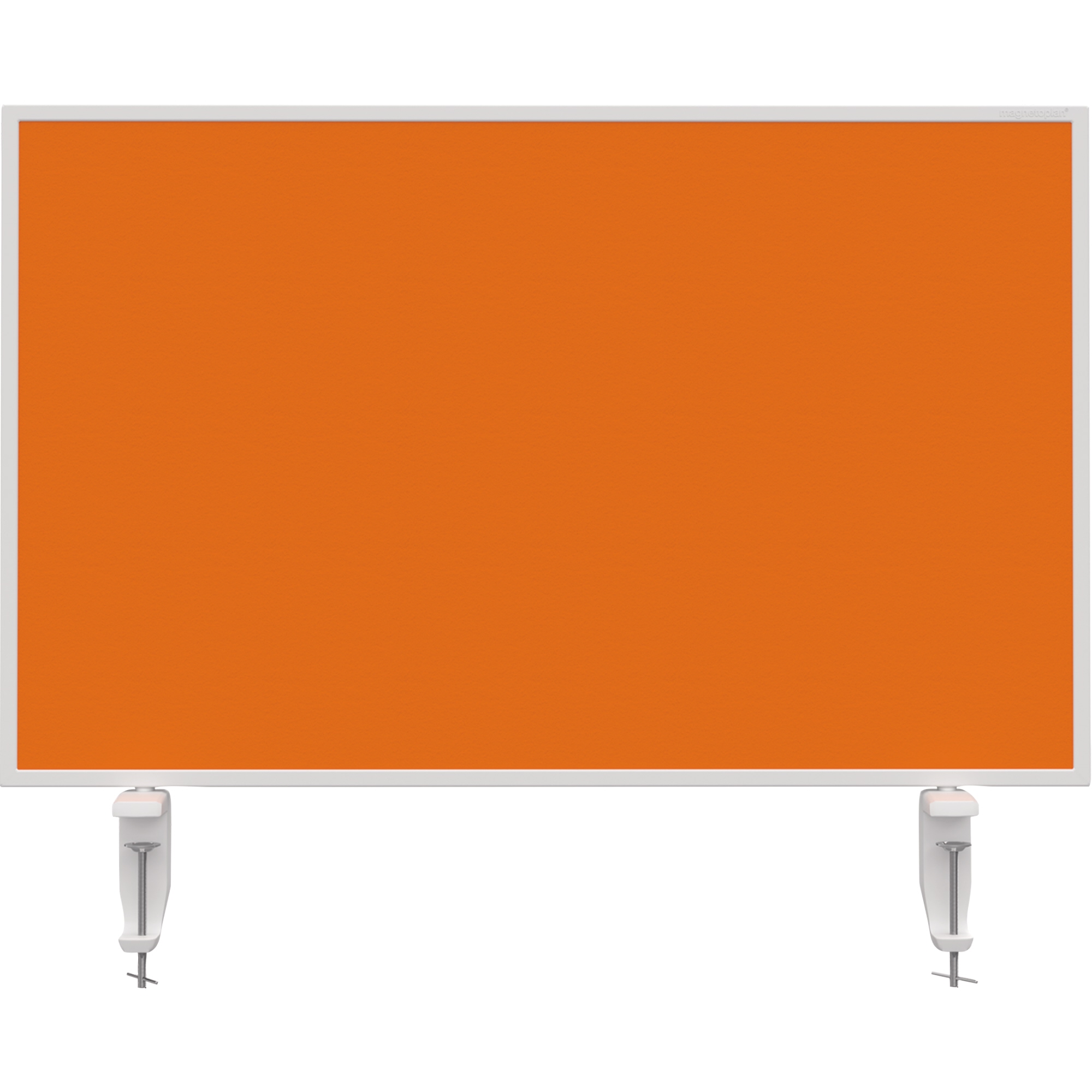 magnetoplan® Tischtrennwand VarioPin 800x500mm orange