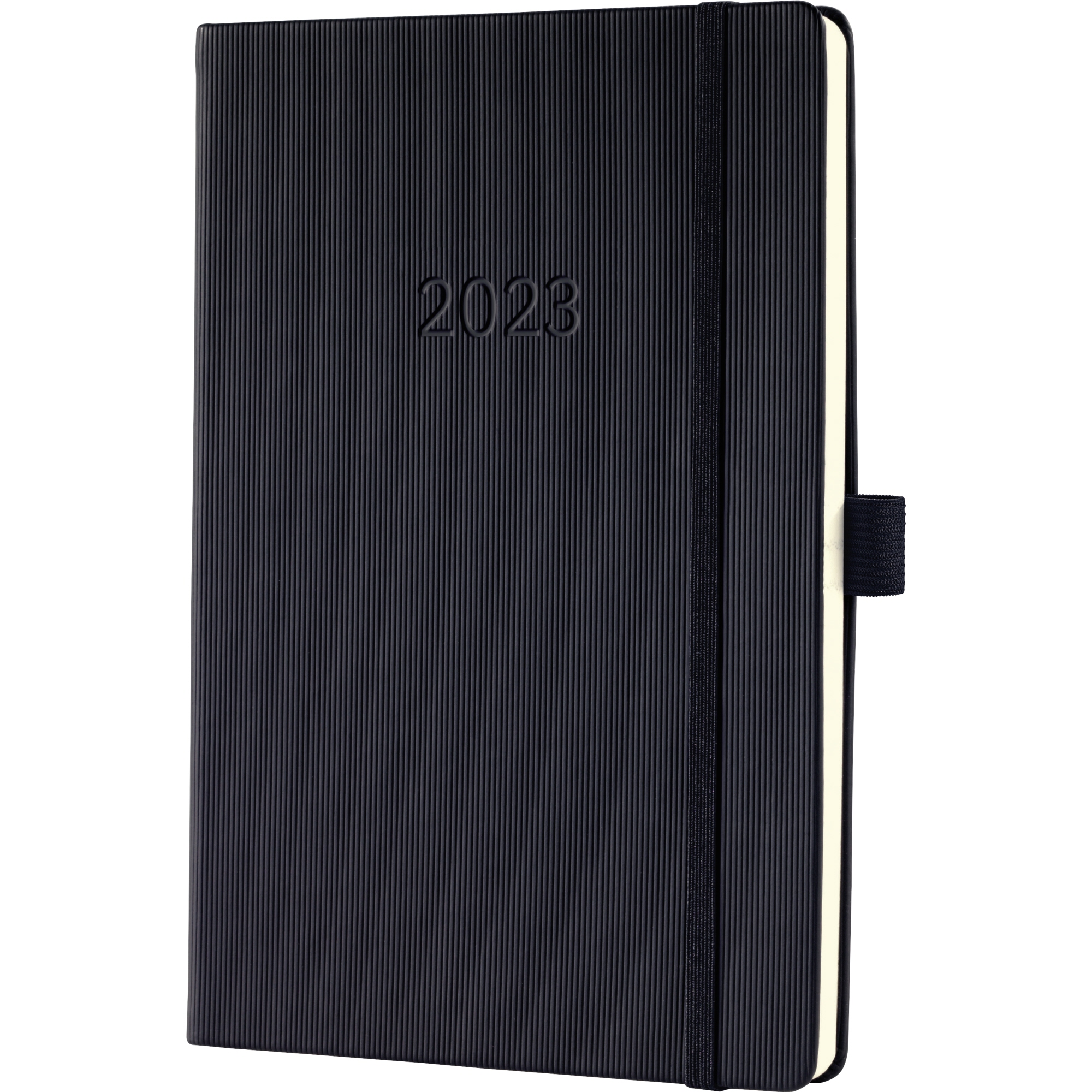 SIGEL Buchkalender Conceptum 2023 A5 vertikal schwarz Hardcover