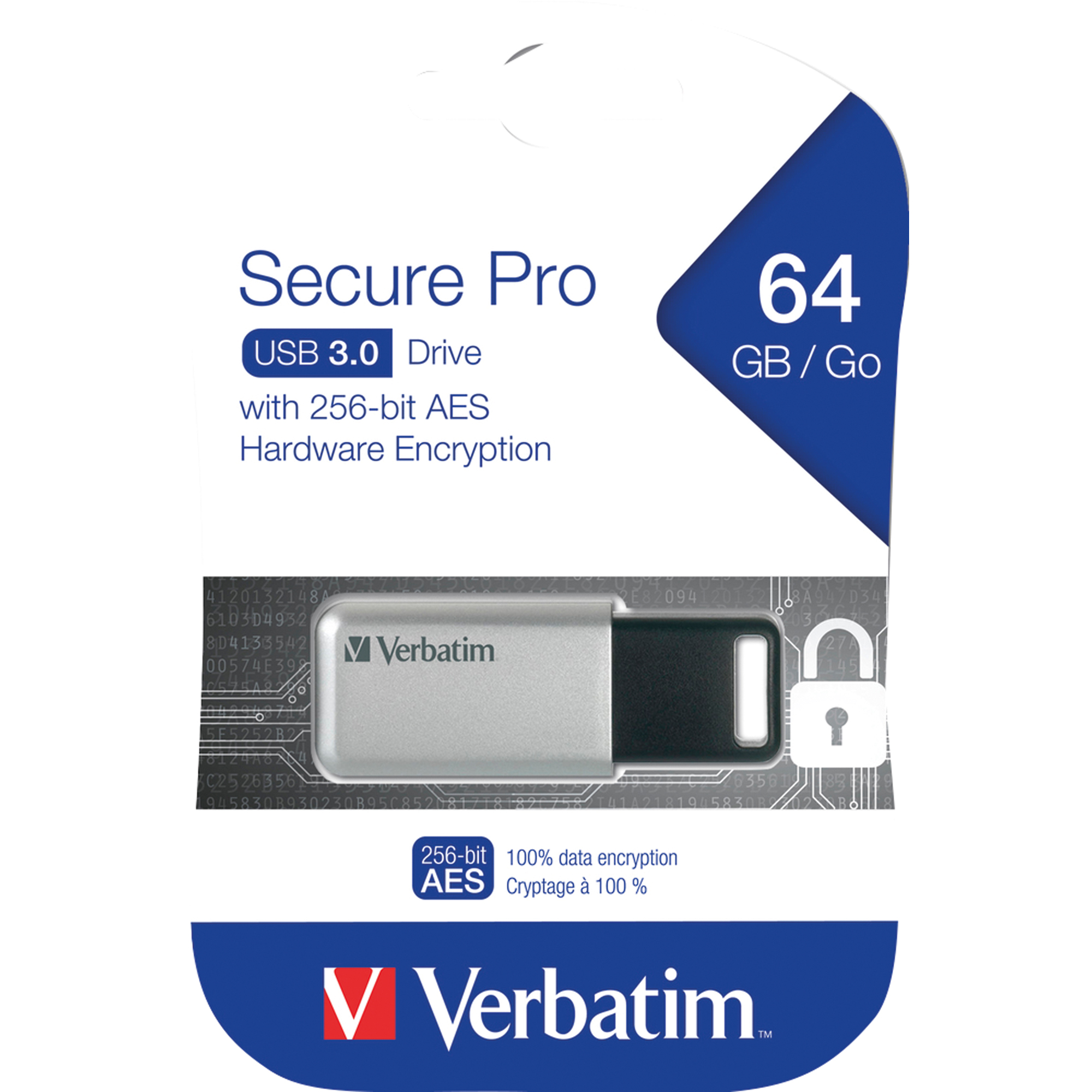 Verbatim USB-Stick Secure Pro 64 Gbyte