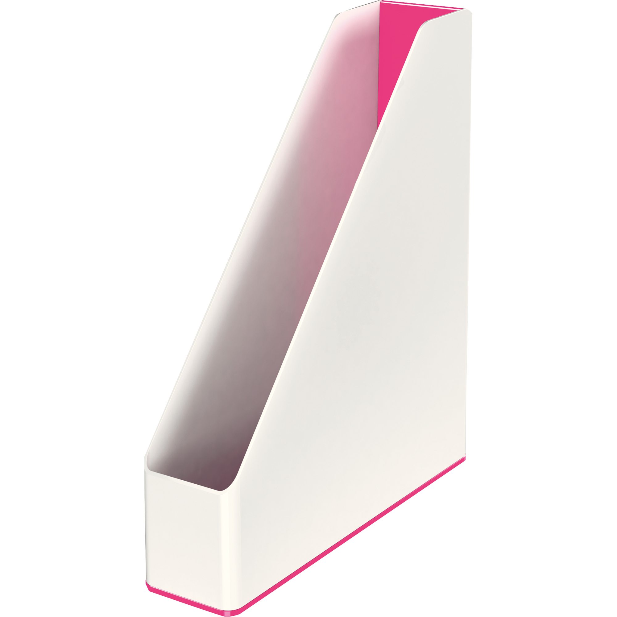 Leitz Stehsammler WOW Duo Color für DIN A4 pink metallic, weiß