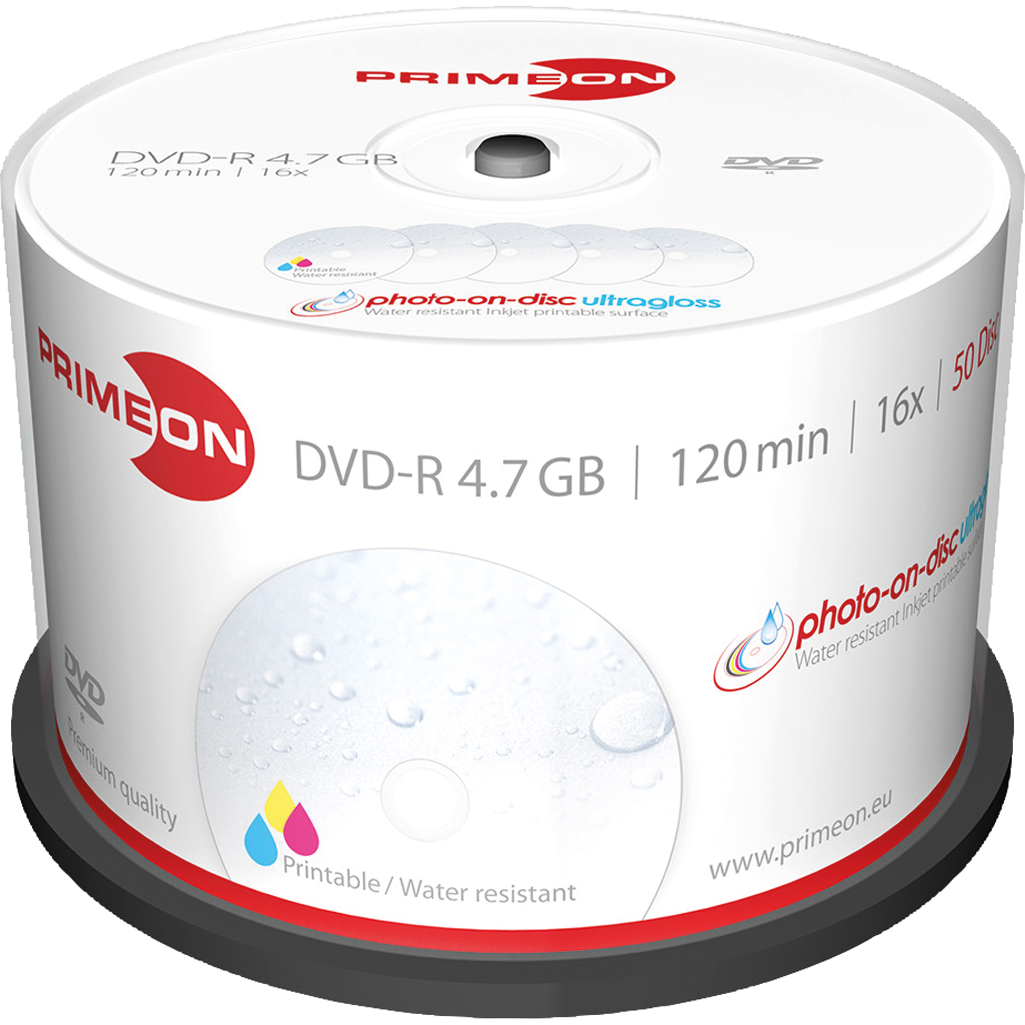 PRIMEON DVD-R PHOTO-ON-DISC bedruckbar