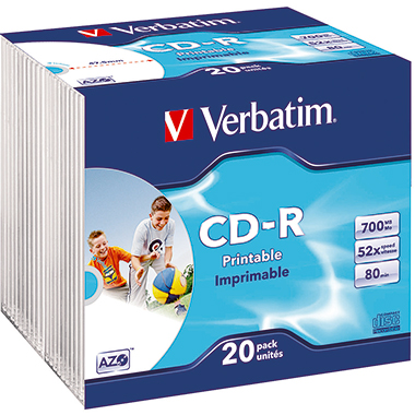 Verbatim CD-R Slimcase printable