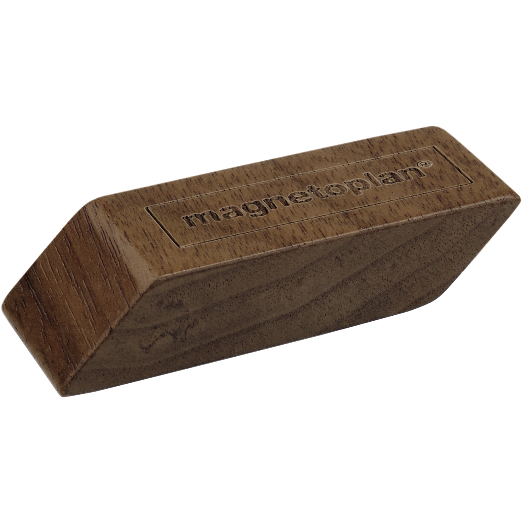 magnetoplan® Magnet Wood natur braun 4er Pack Walnußholz
