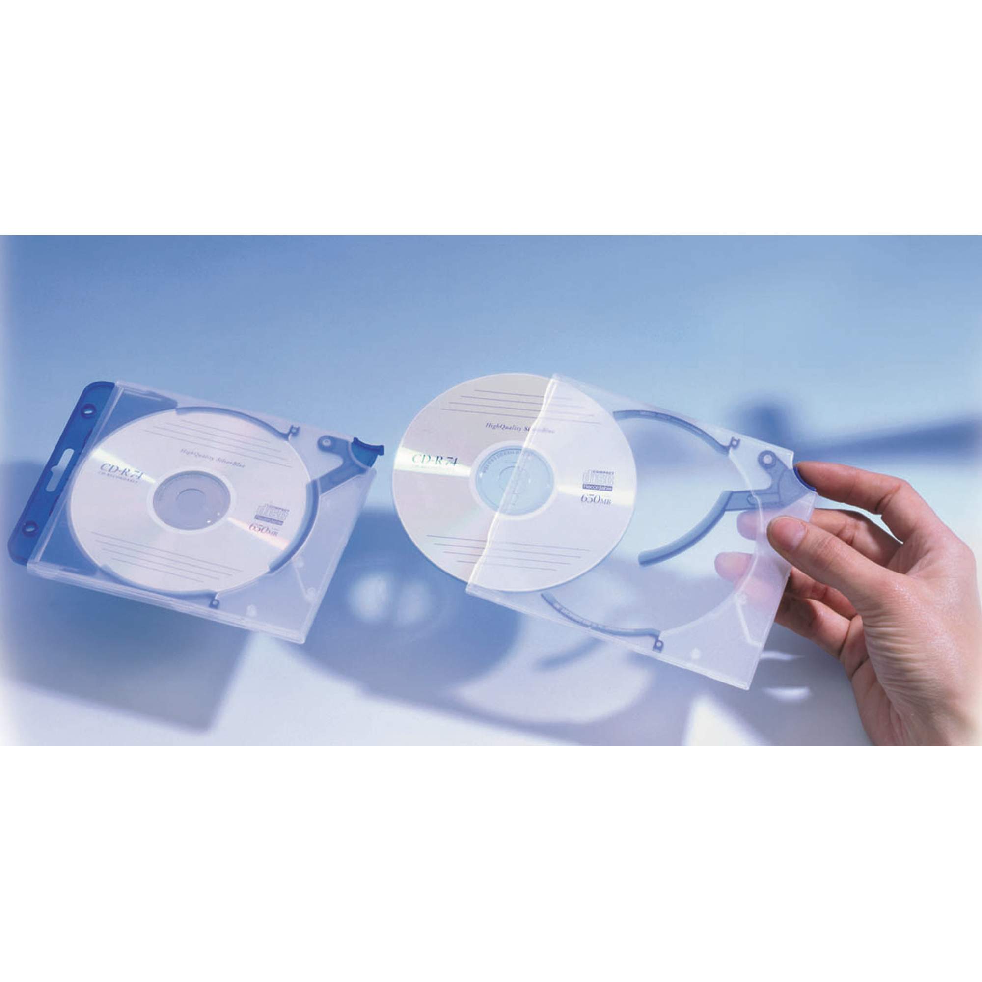 DURABLE CD/DVD Box QUICKFLIP® COMPLETE