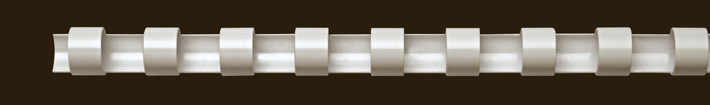 Fellowes® Plastikbinderücken 14 mm 100 St./Pck. weiß