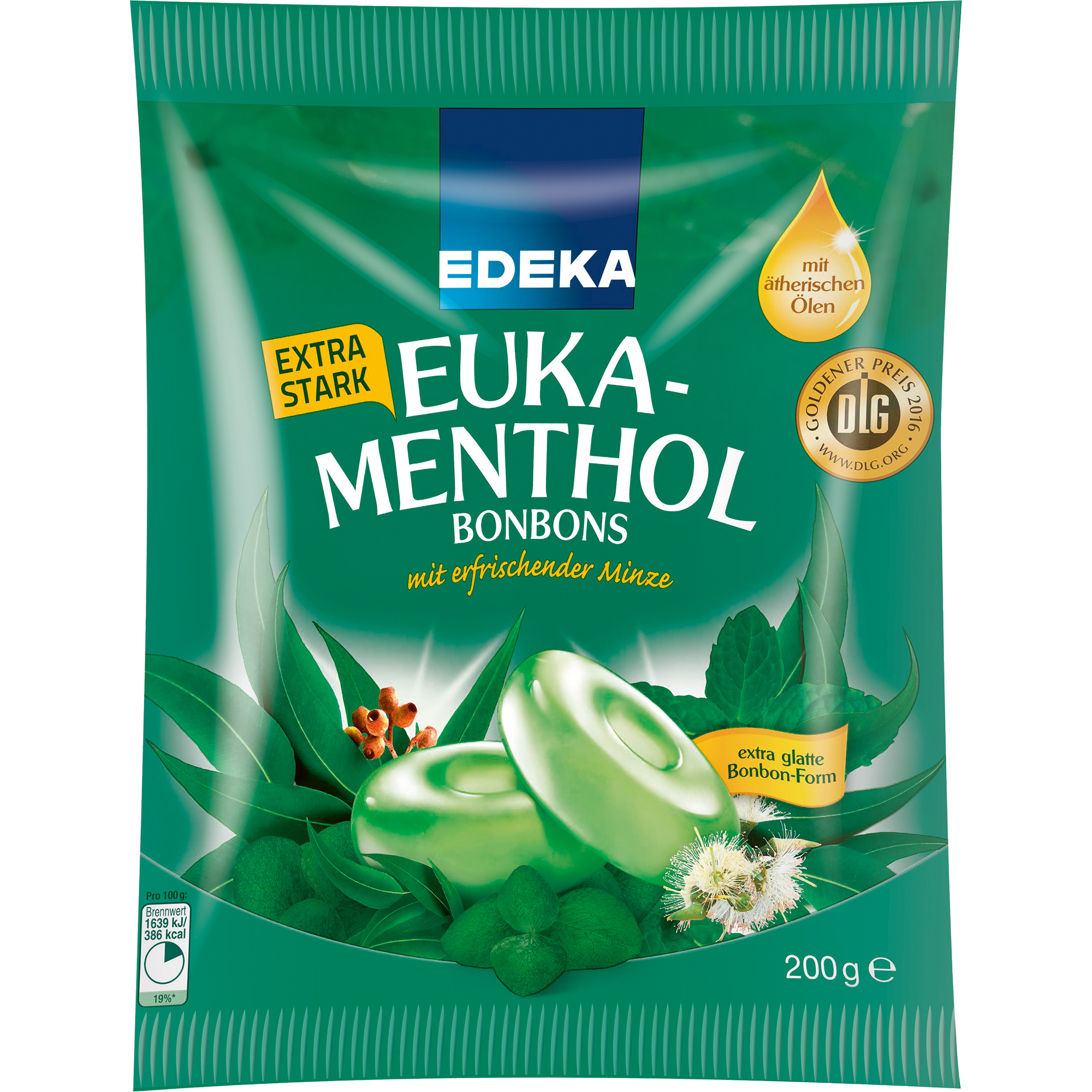 EDEKA Bonbon EUKA-MENTHOL