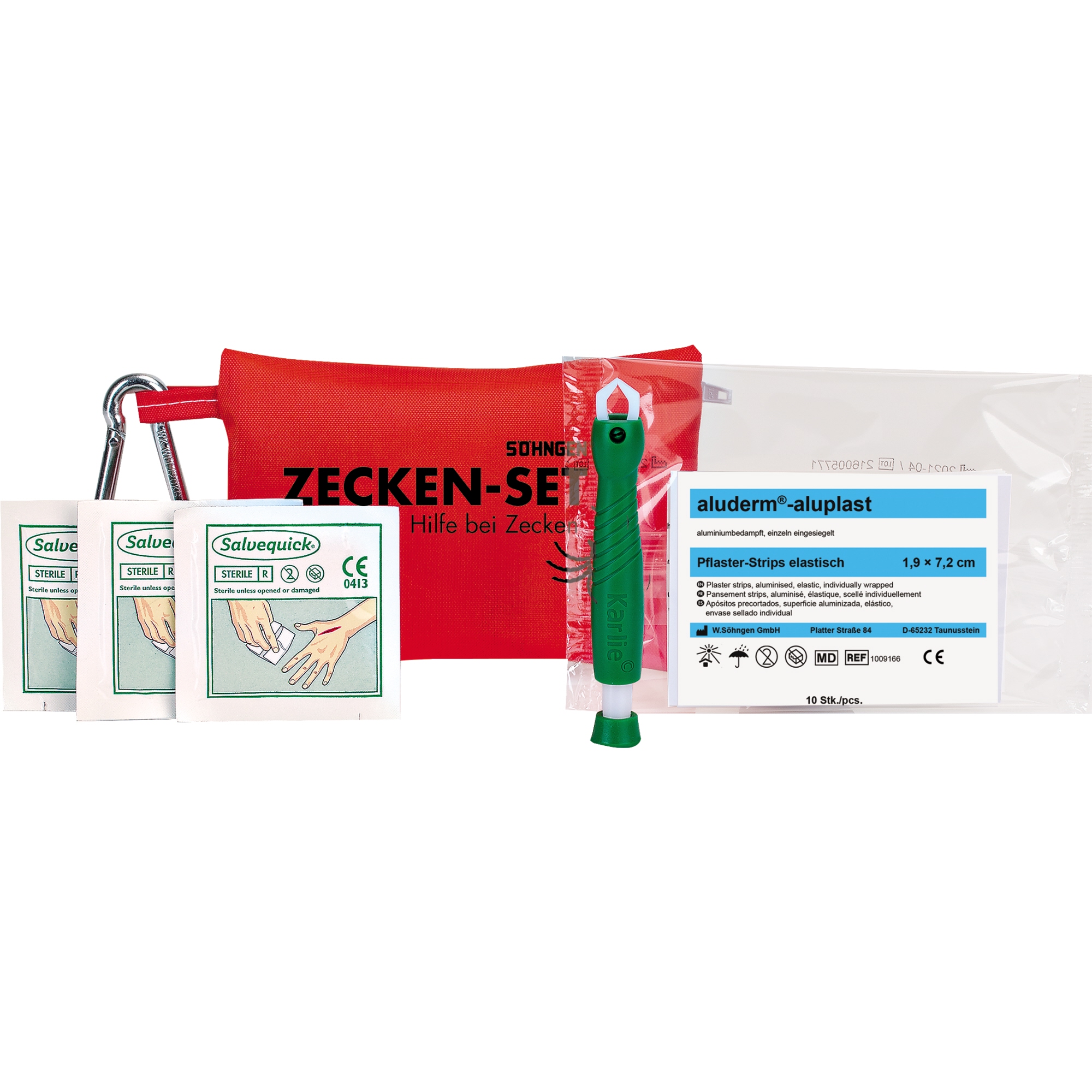 Söhngen Erste-Hilfe-Tasche Zeckenset gefüllt