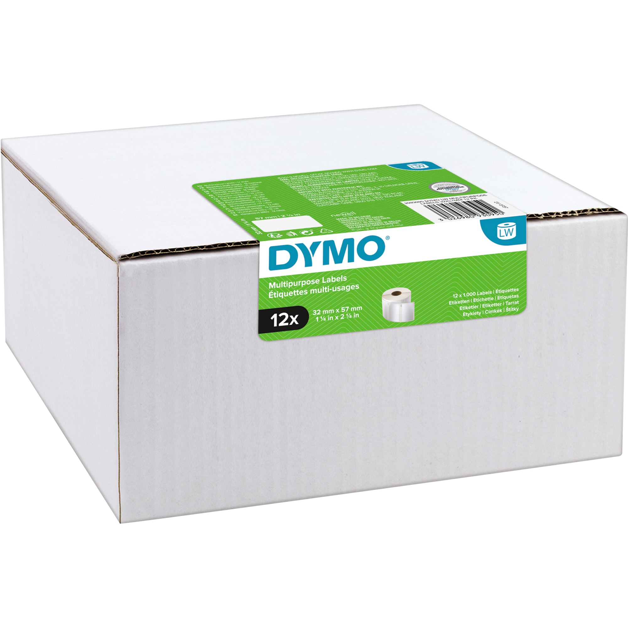 DYMO® Etikett LW 32 x 57 mm 12 Rl./Pck.