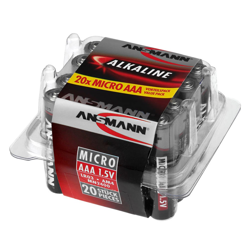 ANSMANN Batterie RED Micro AAA / LR03 -20er Box