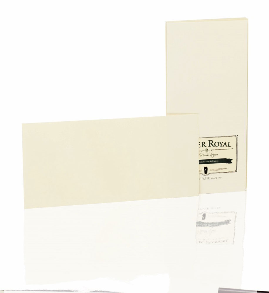 Rössler Karte Paper Royal - DL chamois, gelb
