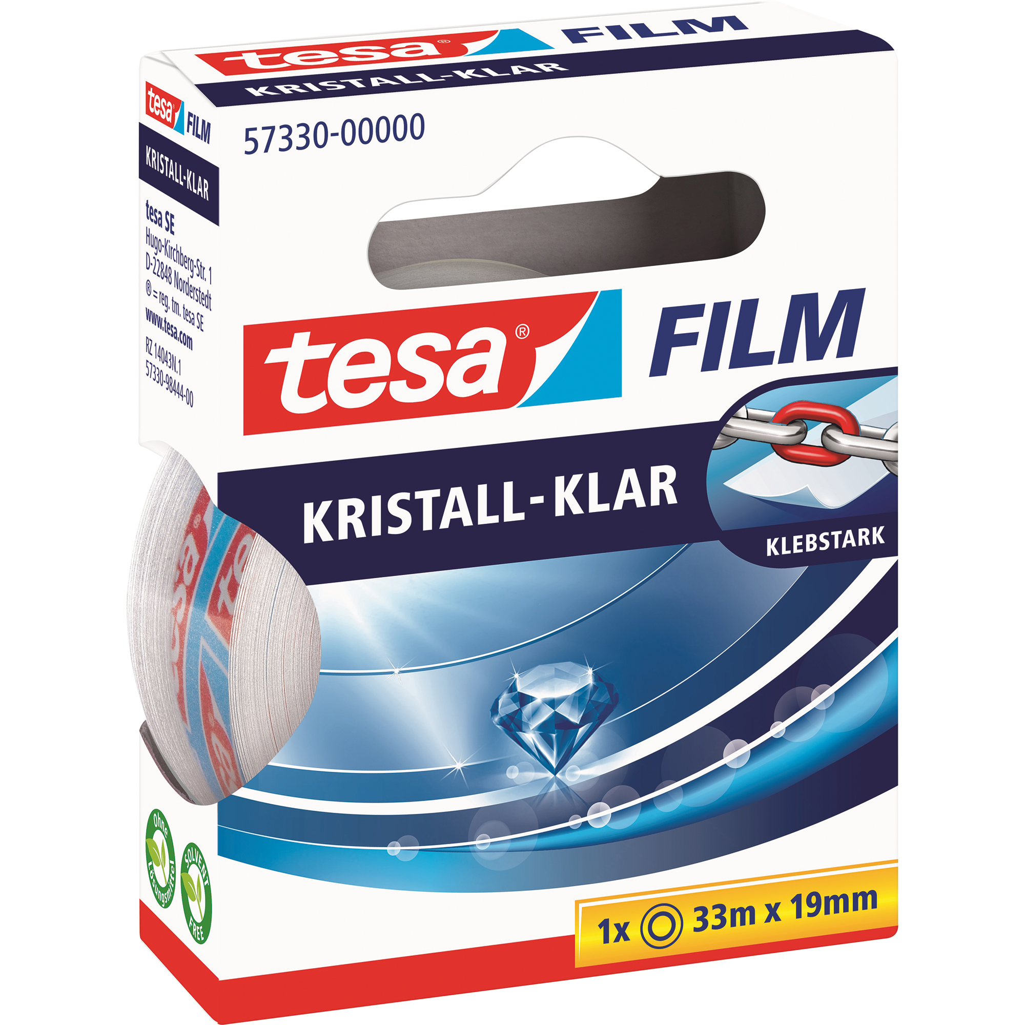 tesa® Klebefilm tesafilm® kristall-klar 19 mm x 33 m (B x L)