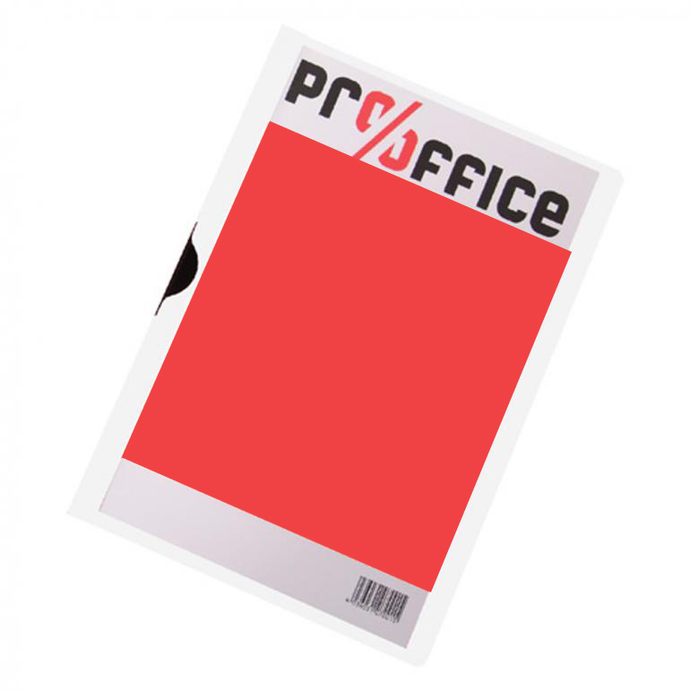 Pro/Office Klemmmappe DIN A4 60 Blatt weiß