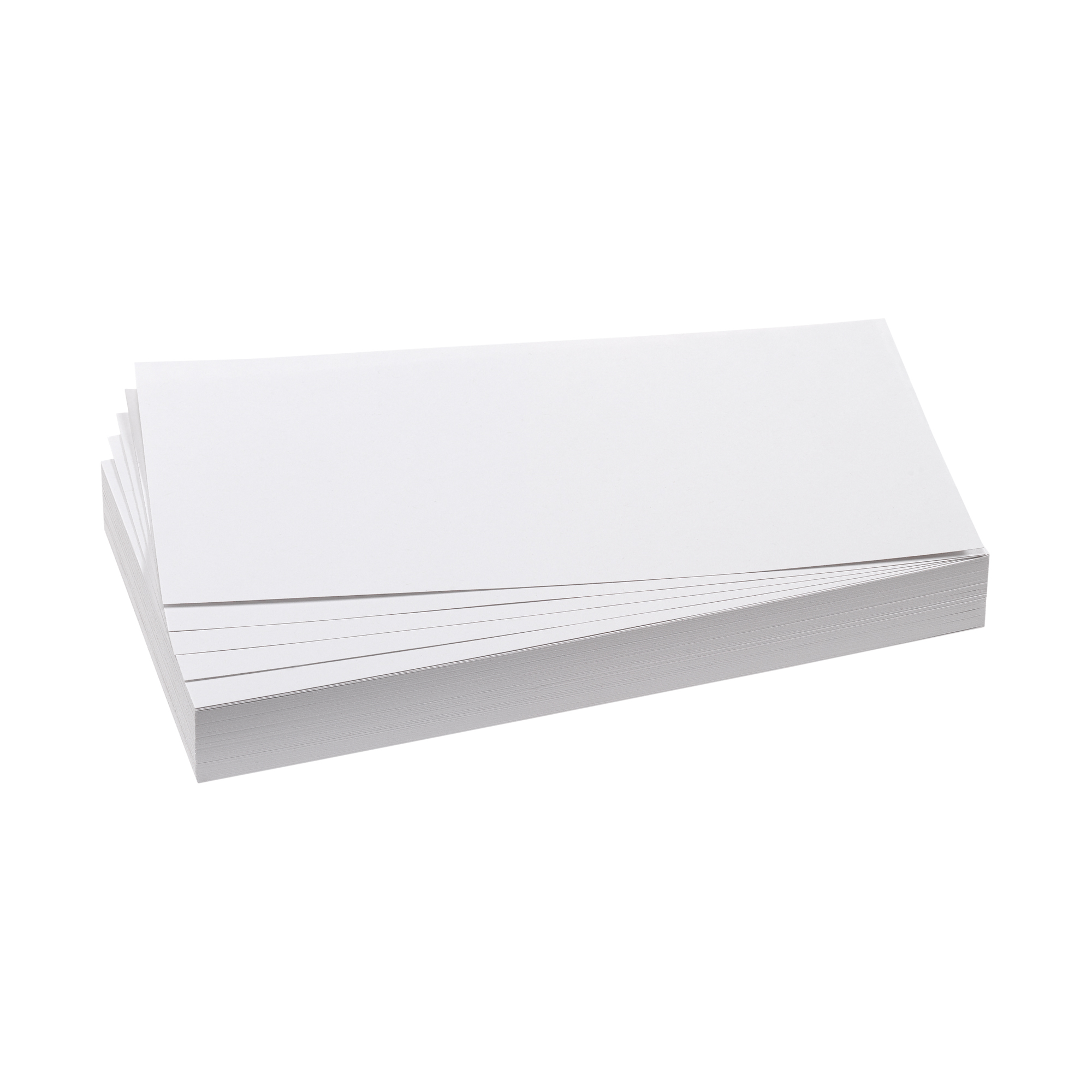 Franken Moderationskarte Rechteck 9,5 x 20,5 cm weiß