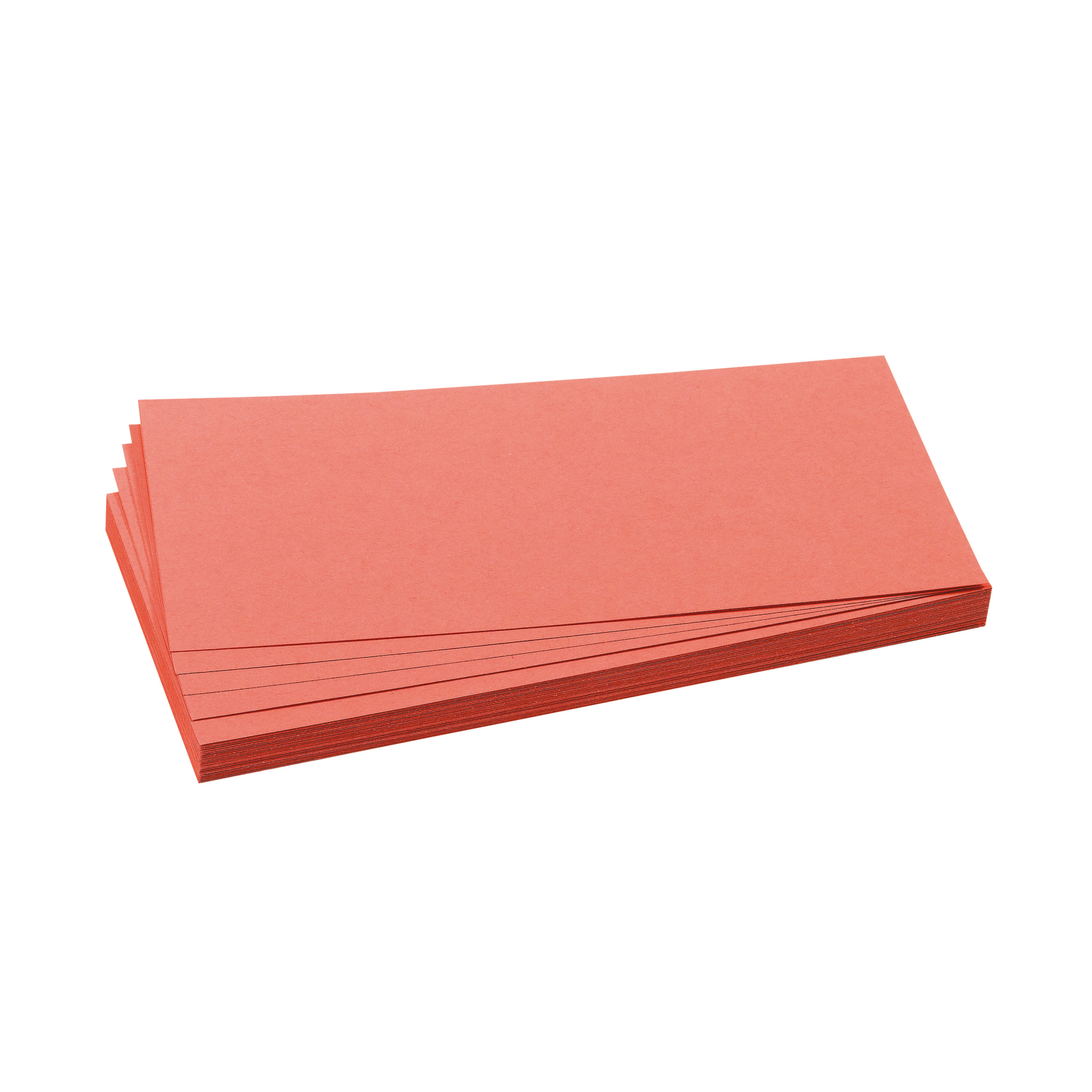 Franken Moderationskarte Rechteck 9,5 x 20,5 cm rot