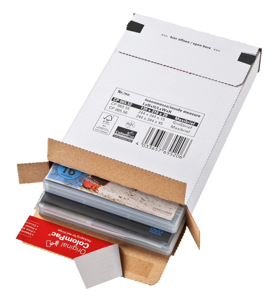 ColomPac® Versandkarton Kurierpaket 13,9 x 2,9 x 21,6 cm