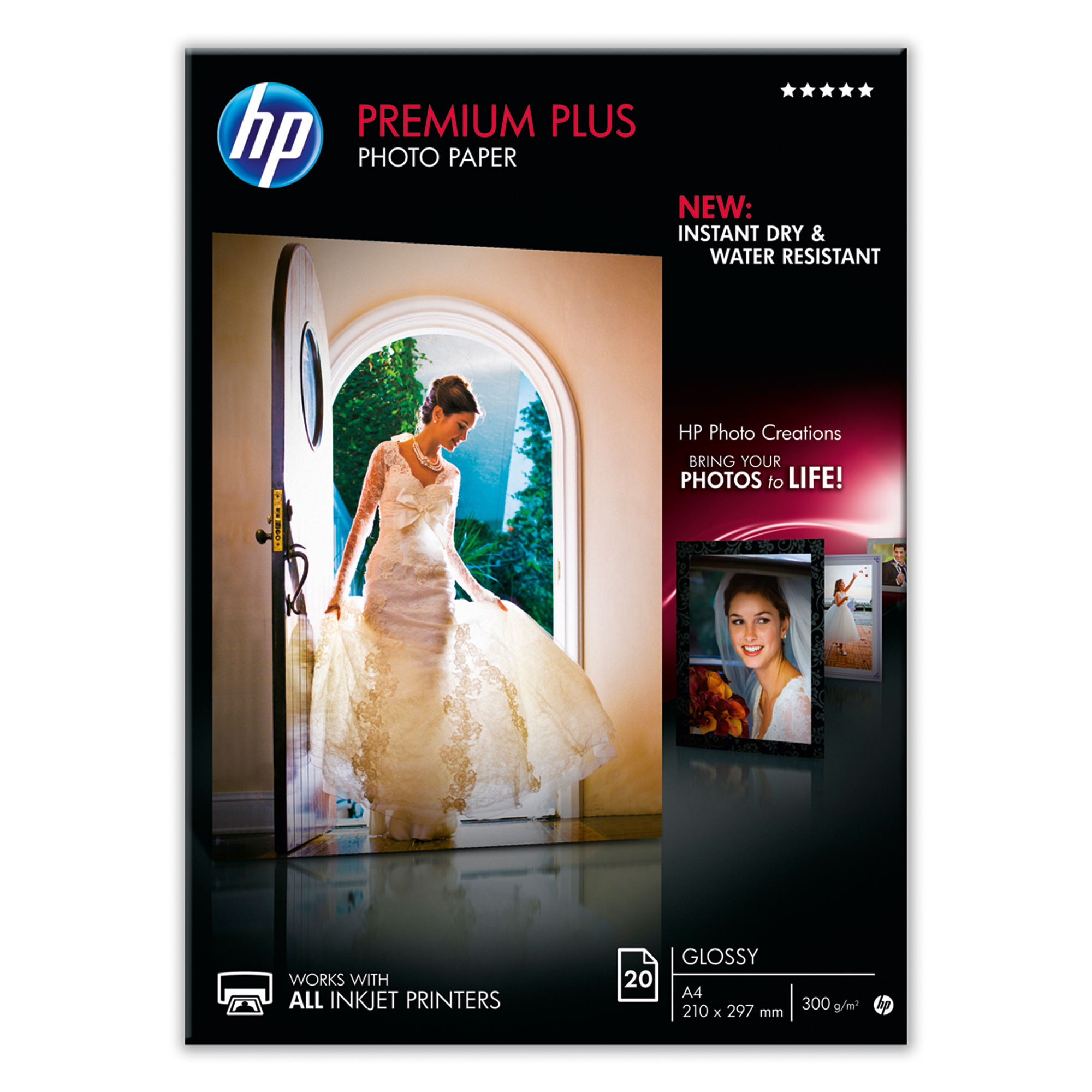 HP Fotopapier Premium Plus DIN A4
