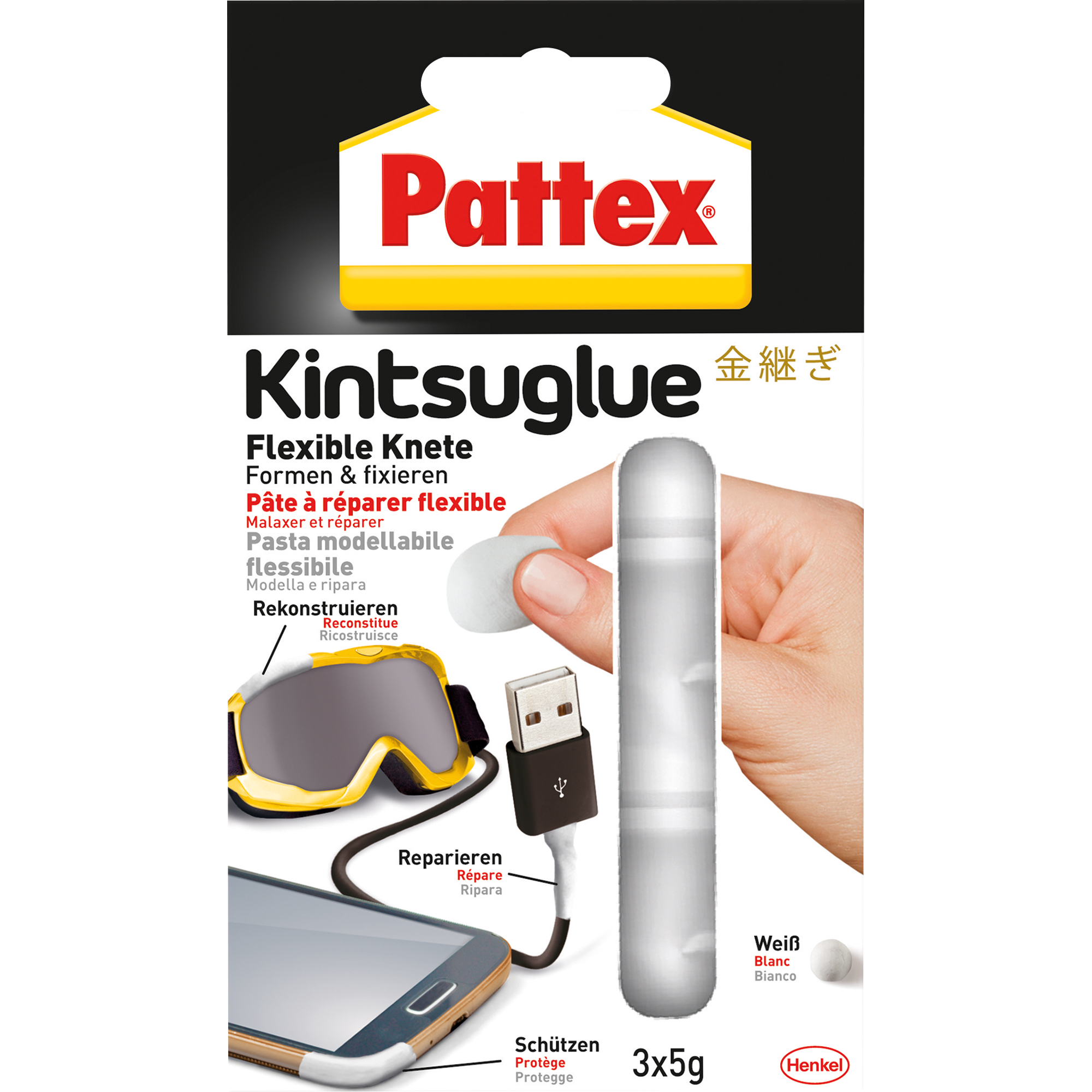 Pattex Klebepad Kintsuglue flexibel weiß