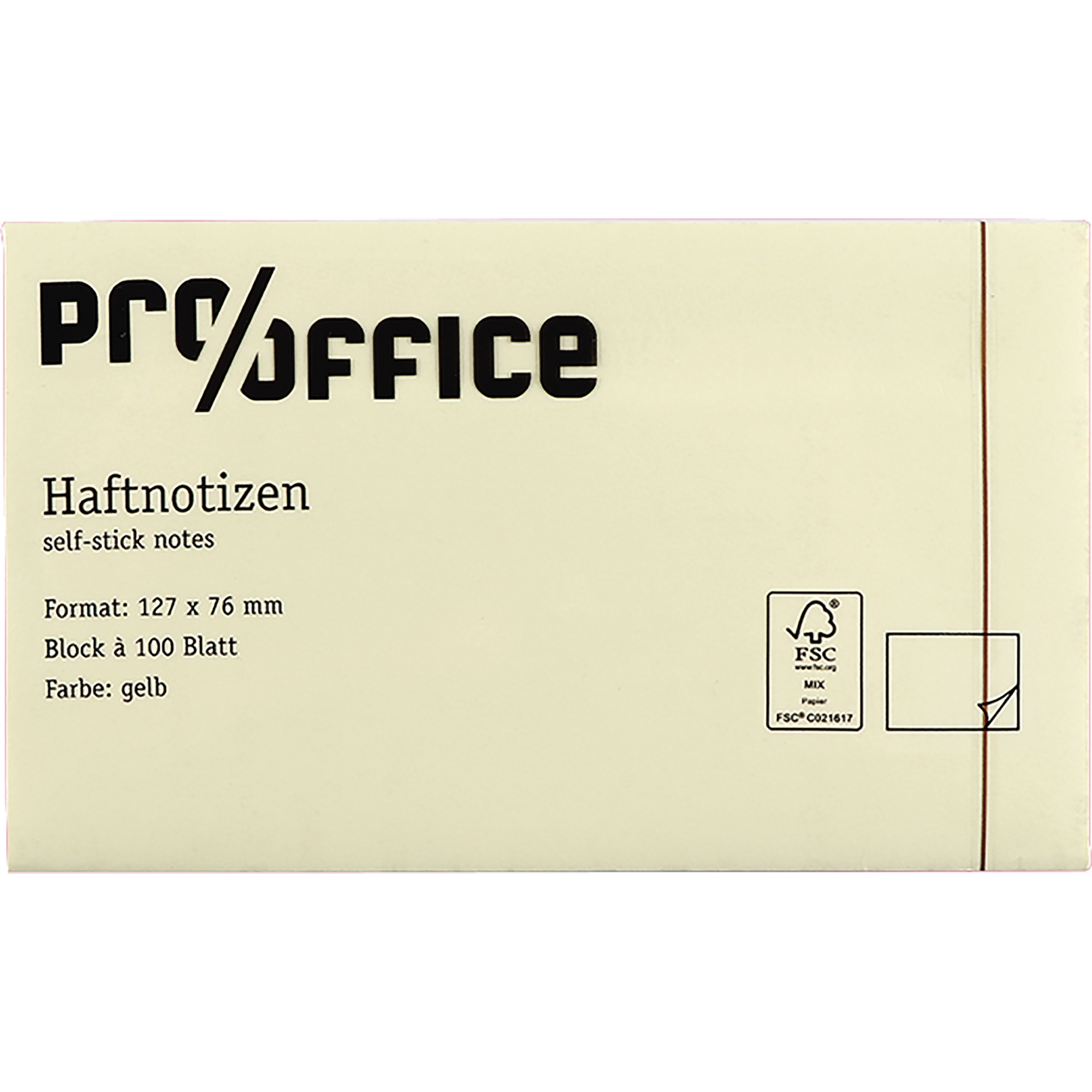 Pro/Office Haftnotiz 127 x 76 mm
