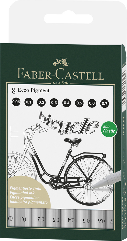 Faber-Castell Tintenfeinschreiber ECCO PIGMENT 0.05/1/2/3/4/5/6/7