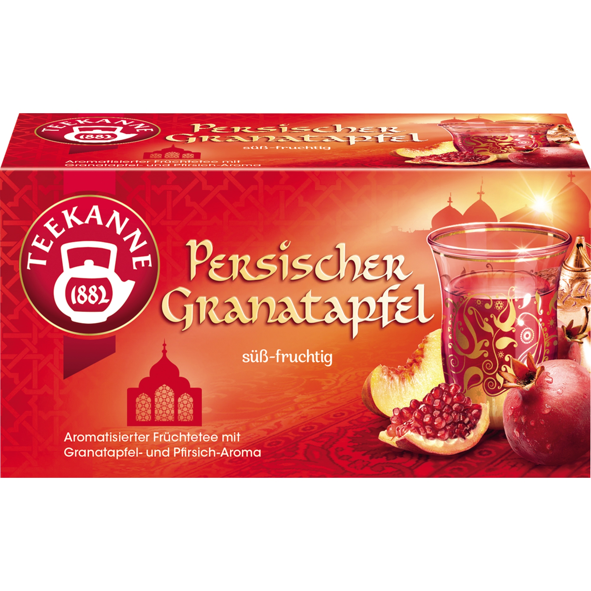 Teekanne Tee Länder Persischer Granatapfel