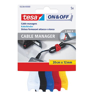 tesa® Kabelbinder On & Off® Cable Manager small