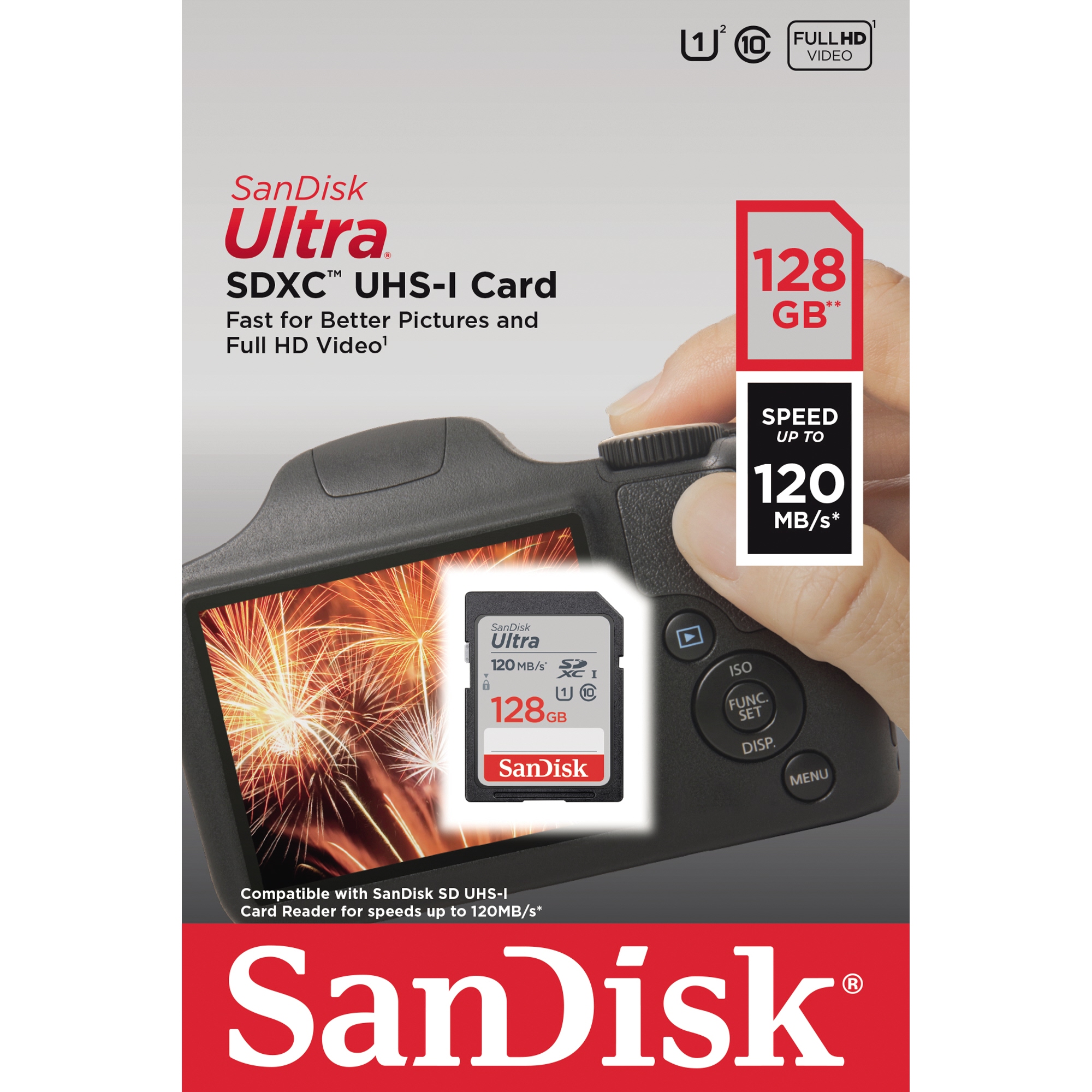 SanDisk Speicherkarte SDSDUN4-128G-GN6IN SDXC 128GB