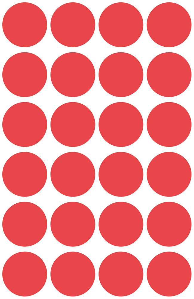 Avery Zweckform Markierungspunkt 18mm rot