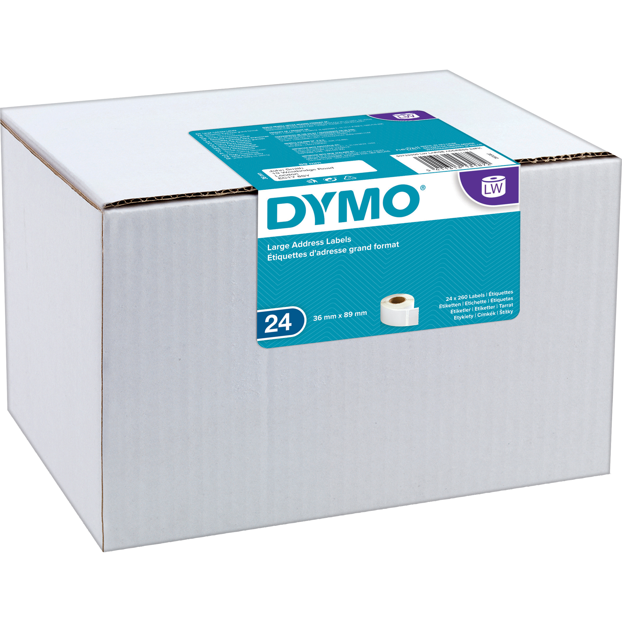 DYMO® Adressetikett S0722390 permanent 24x260 St.Pack.