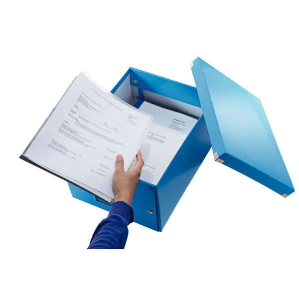 Leitz Aufbewahrungsbox Click & Store 28,1 x 20 x 36,9 cm (A4) blau