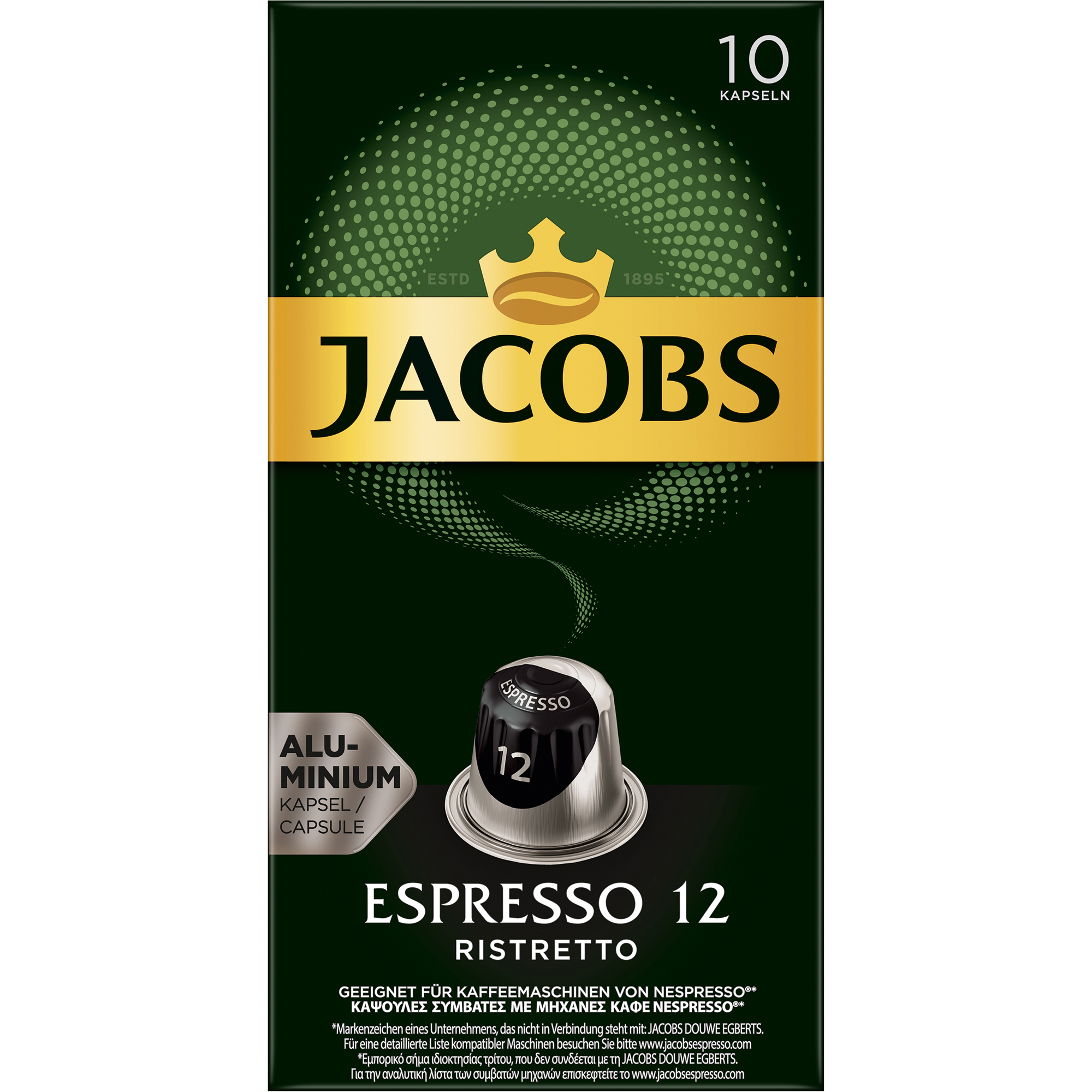 JACOBS Espressokapsel 12 10 x 5,2 g/Pack.