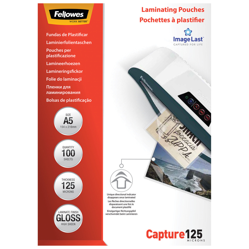 Fellowes® Laminierfolie ImageLast™ Capture 125 DIN A5 100 St./Pack.