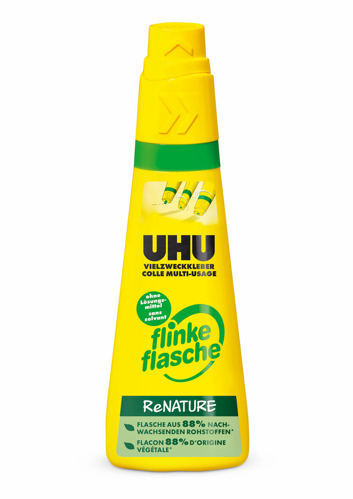 UHU® Alleskleber flinke flasche ReNATURE
