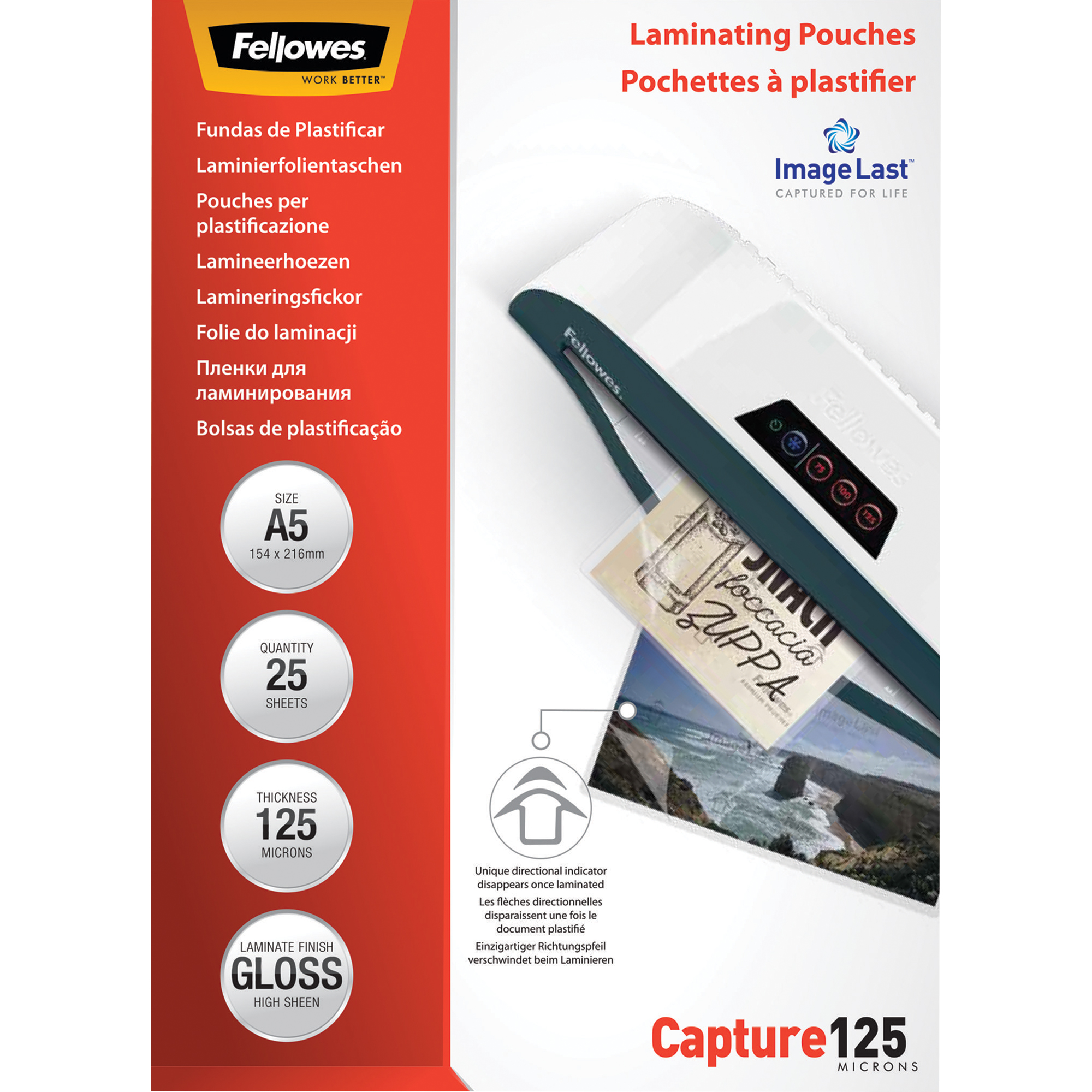 Fellowes® Laminierfolie ImageLast™ Capture 125 DIN A5 25 St./Pck.