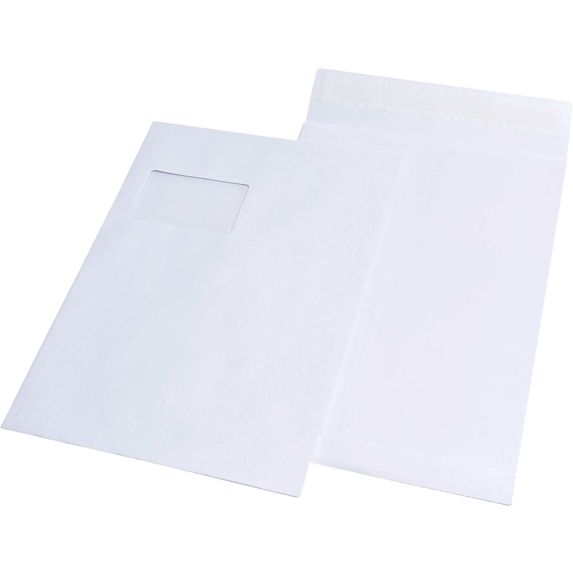 Lemppenau + Rössler-Kuvert Faltentasche DIN C4 20mm Falte weiß