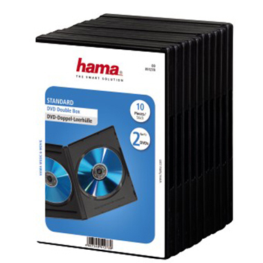 Hama DVD-Doppel-Leerhülle Standard 10er Pack