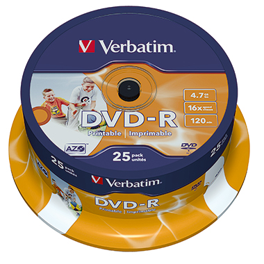 Verbatim DVD-R bedruckbar Spindel Spindel