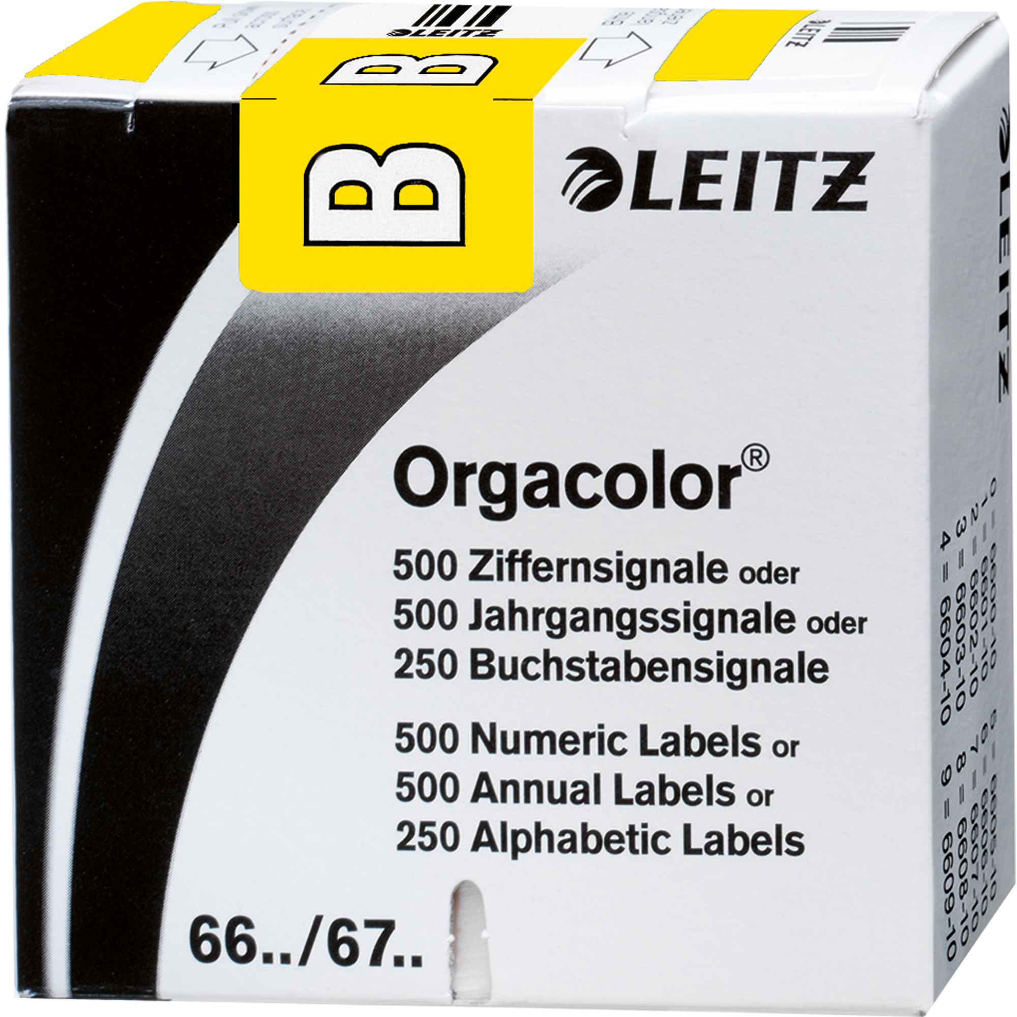 Leitz Buchstabensignal Orgacolor® gelb B
