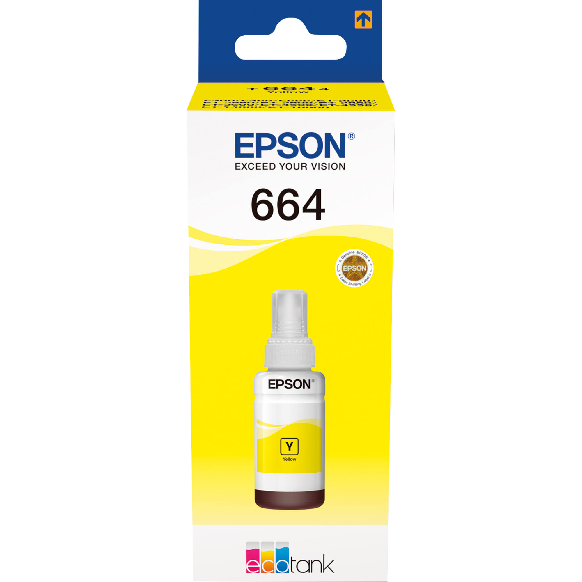 Epson Nachfülltinte Tintenstrahldrucker 664 gelb