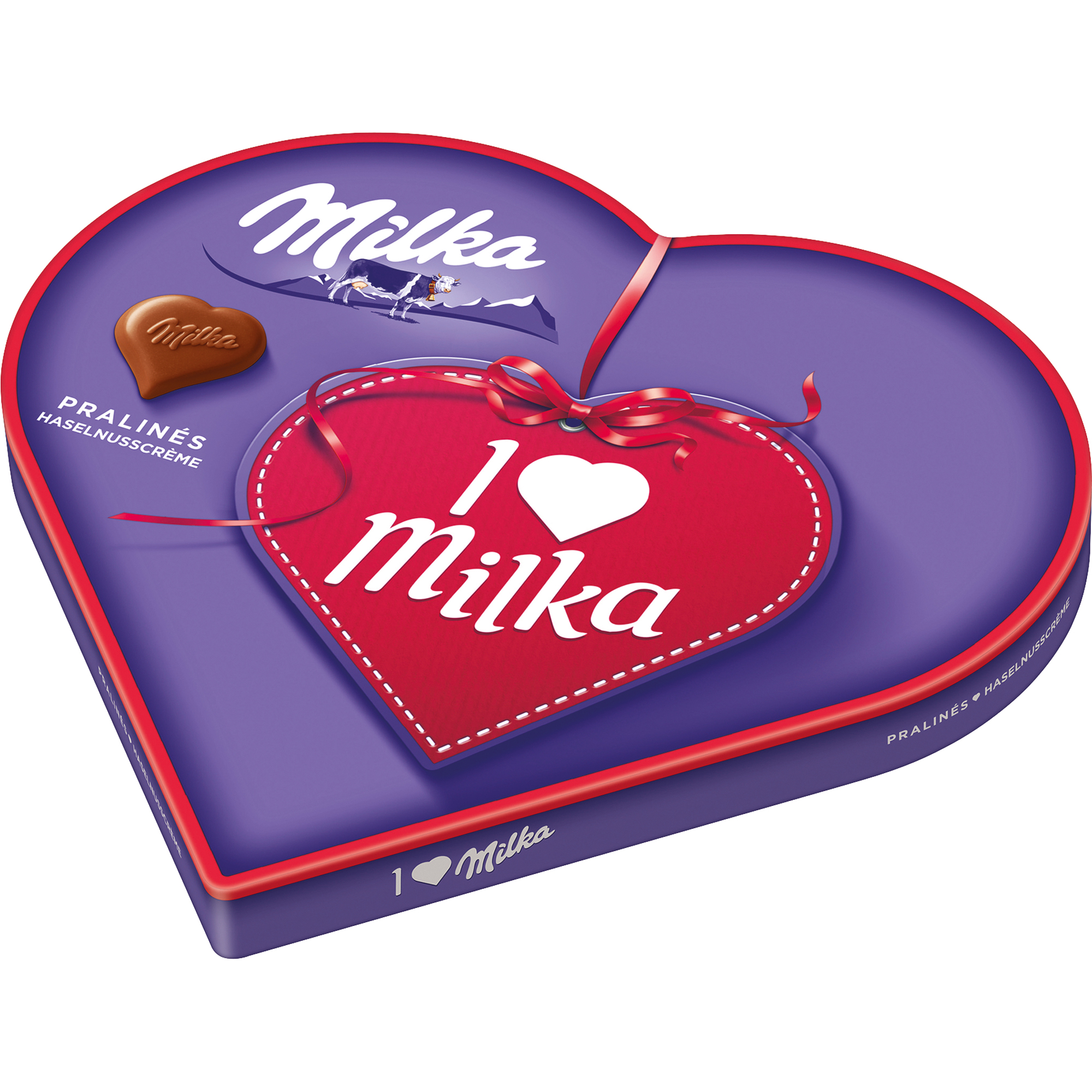 Milka Schokolade I love Milka Herz 165 g