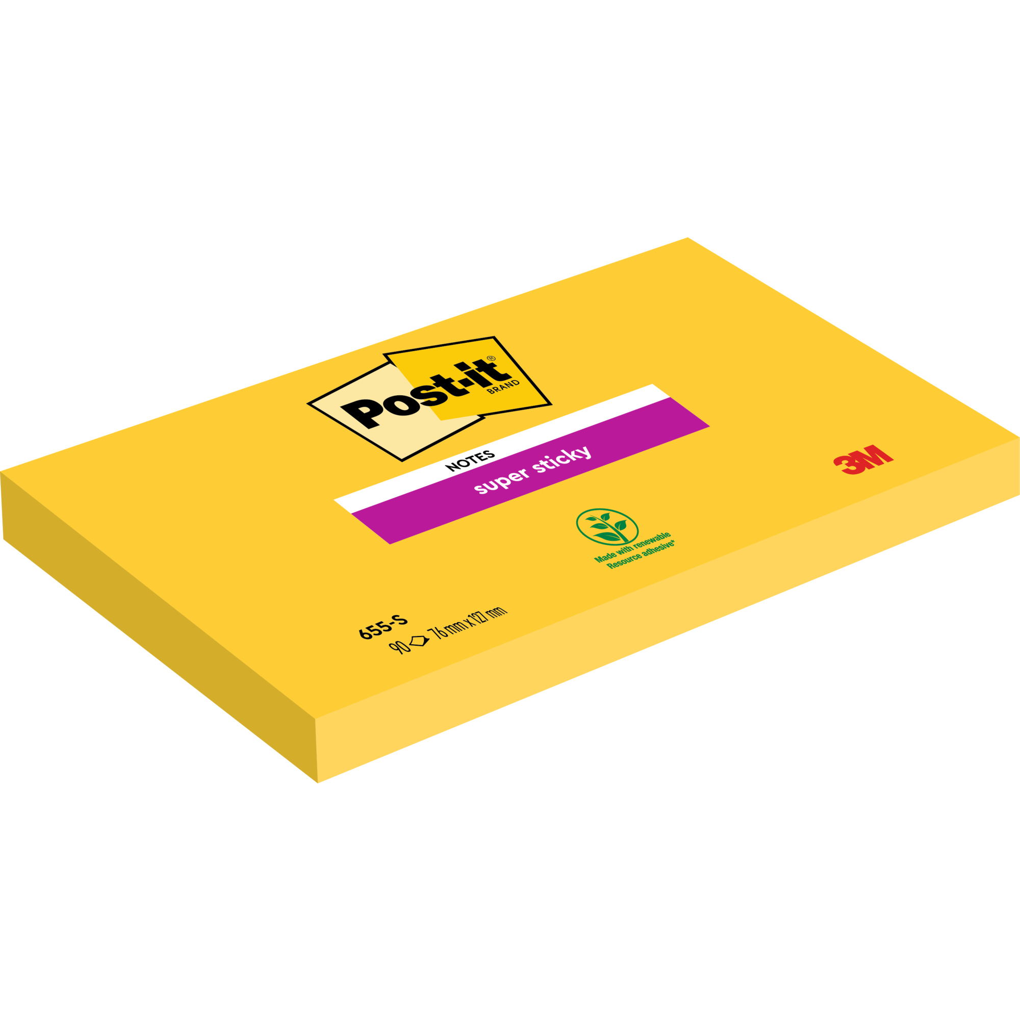 Post-it® Haftnotiz Super Sticky Notes 127 x 76 mm 127 x 76 mm (B x H)