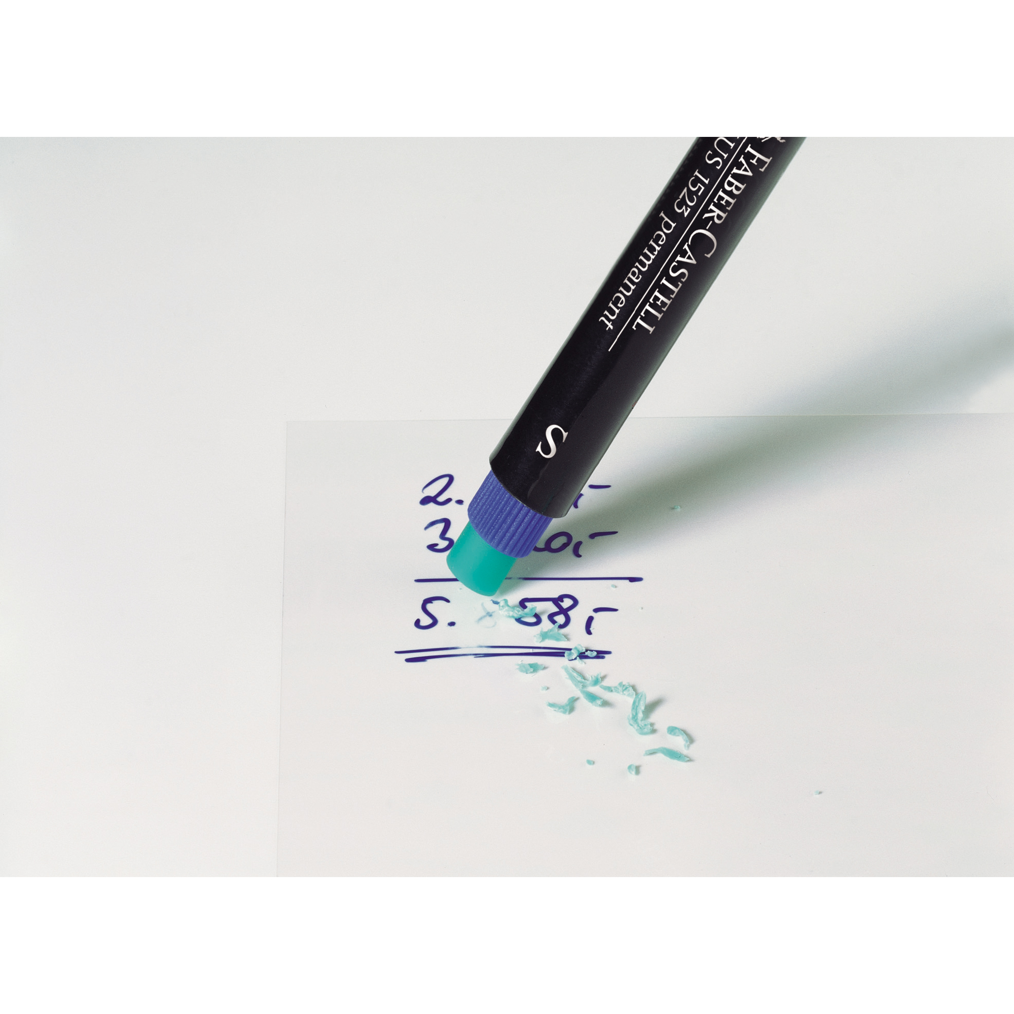 Faber-Castell Folienstift und CD/DVD Marker MULTIMARK 1513 permanent Strichstärke F 0,6 mm blau